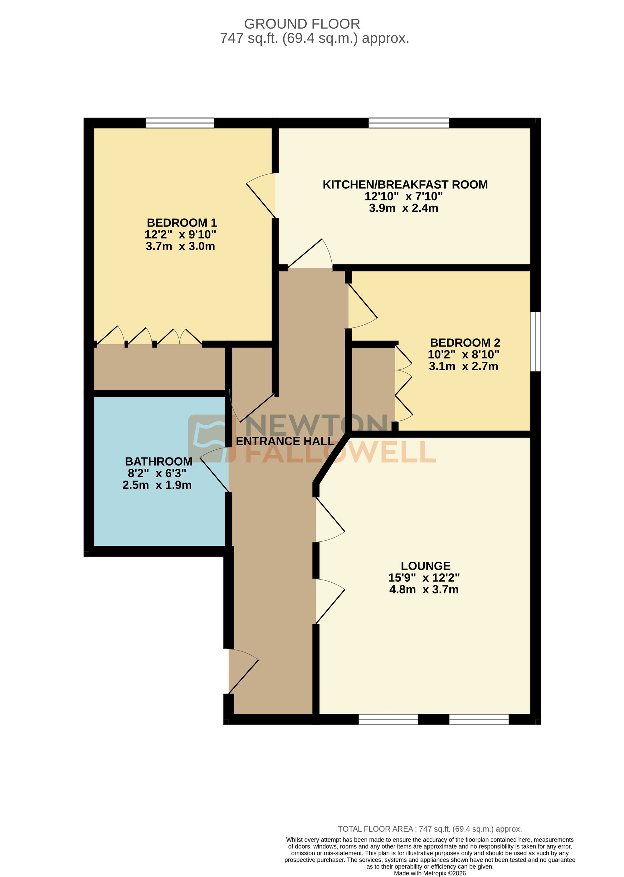 5 Lodge Mews Grange Lane, Leicester floorplan