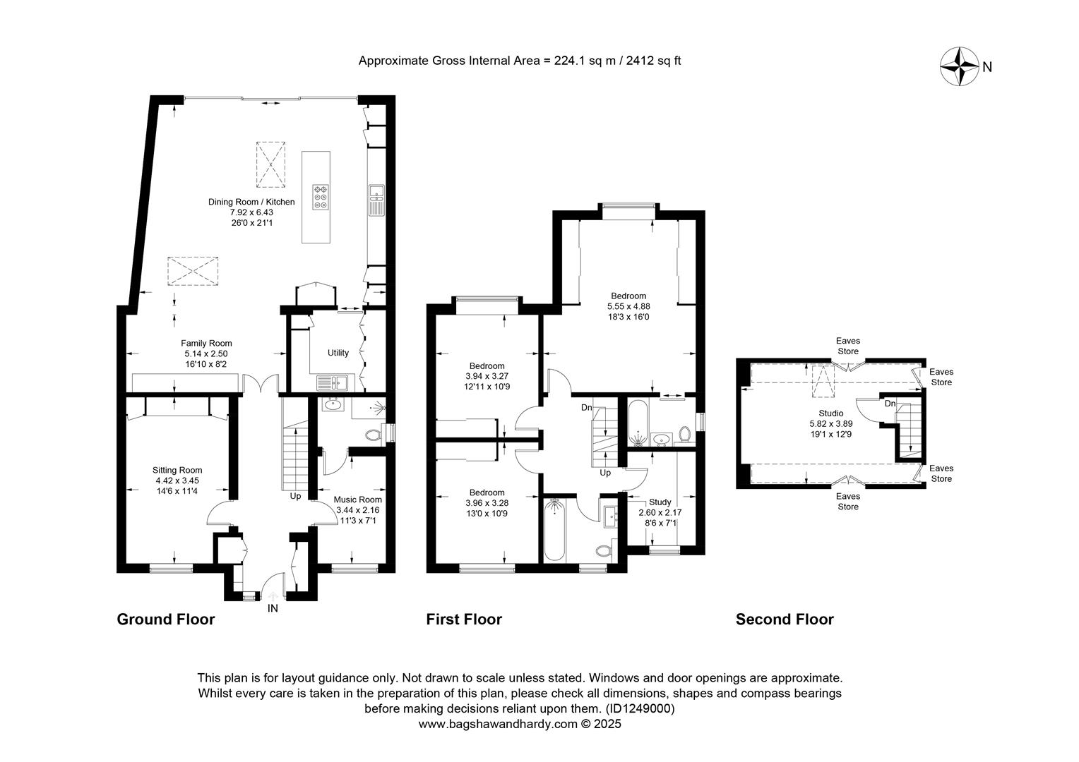 71, Stoneleigh Park Road, Epsom floorplan