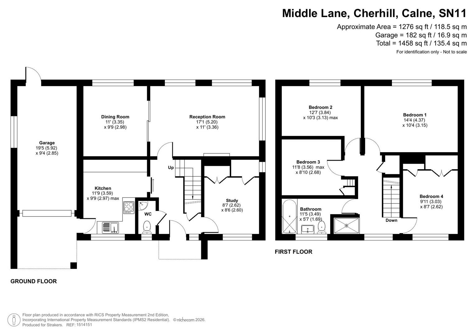 12, Middle Lane, Calne floorplan