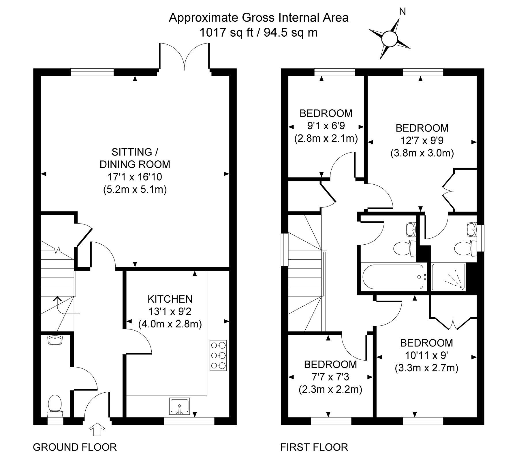 4 Bedrooms  to rent in Brookwood Farm Drive, Knaphill, Woking GU21