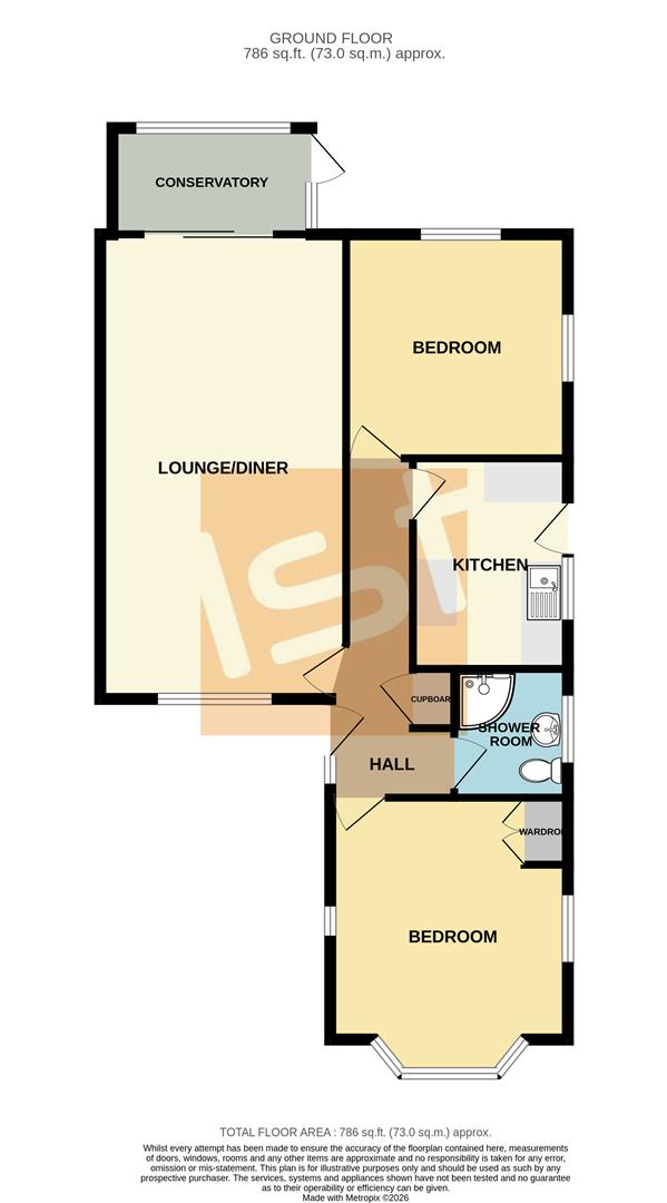 82, Alexandra Road, Great Wakering floorplan