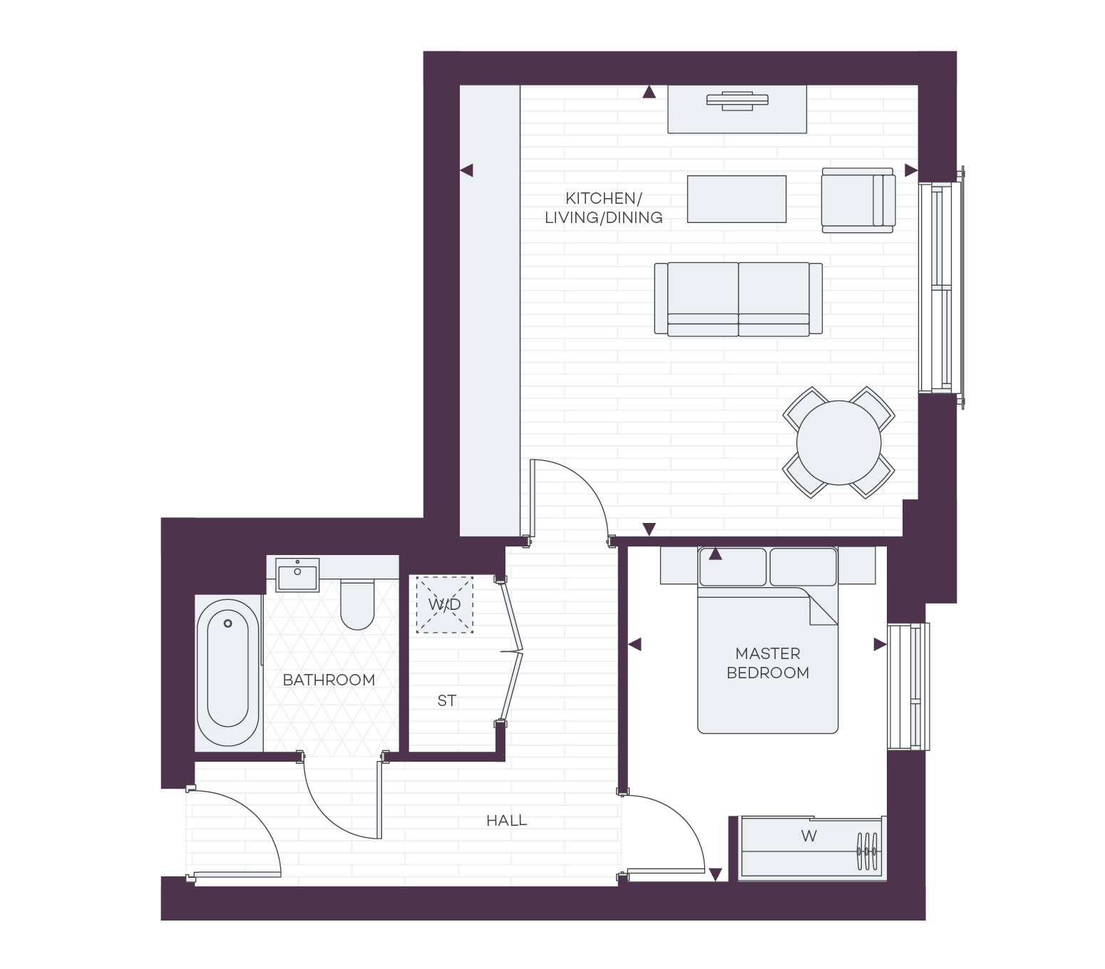 1 Bedrooms Flat for sale in Kimpton Road, Luton LU2