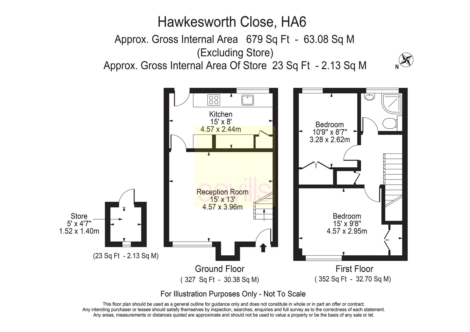 2, Hawkesworth Close, Northwood floorplan