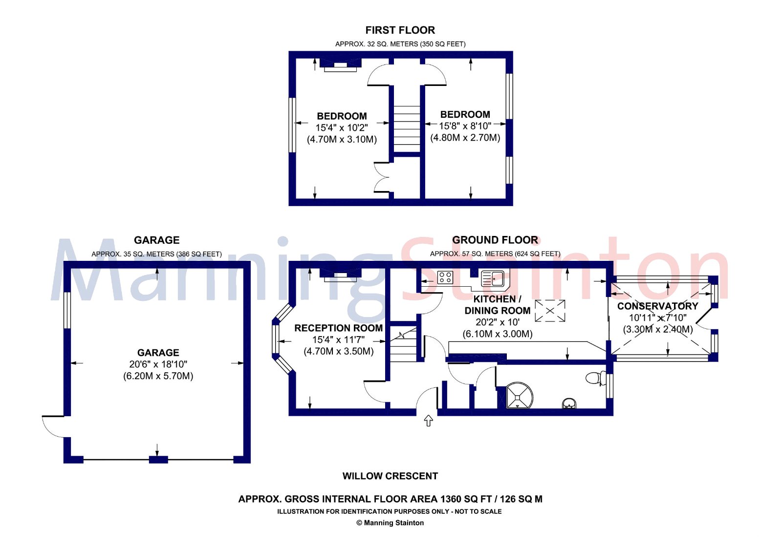 6, Willow Crescent, Wetherby floorplan