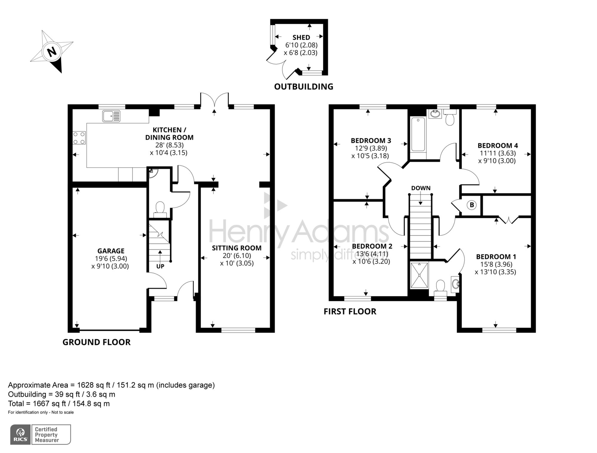 42 Fellows Gardens, Arundel floorplan