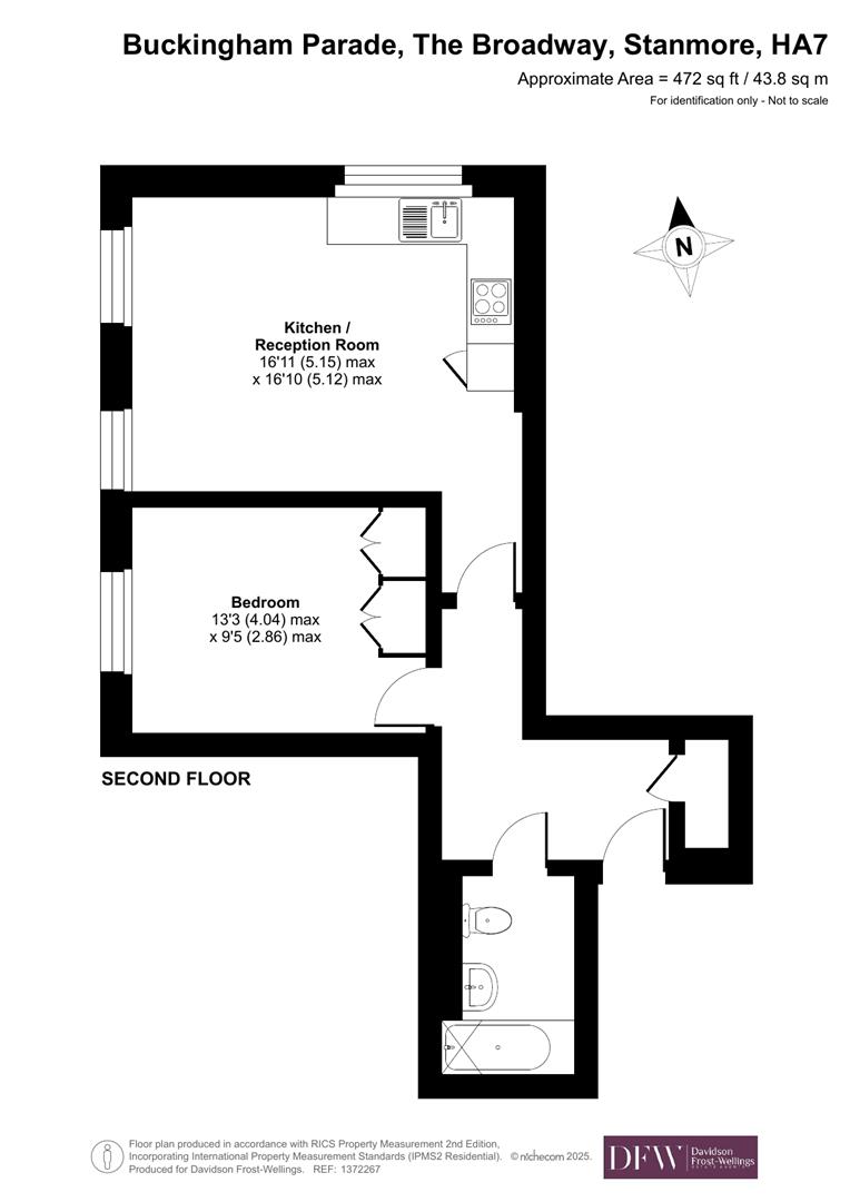 19 Buckingham House East, The Broadway, Stanmore floorplan