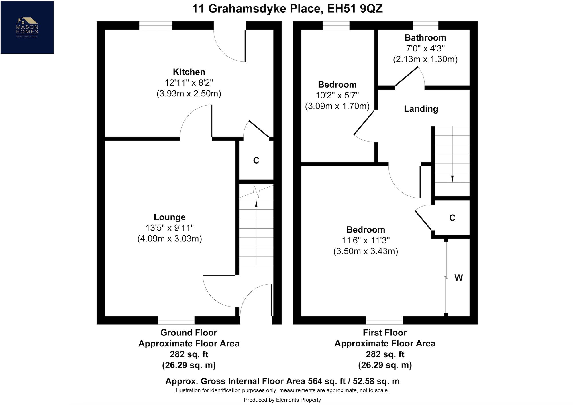 11 Grahamsdyke Place, Bo'ness floorplan
