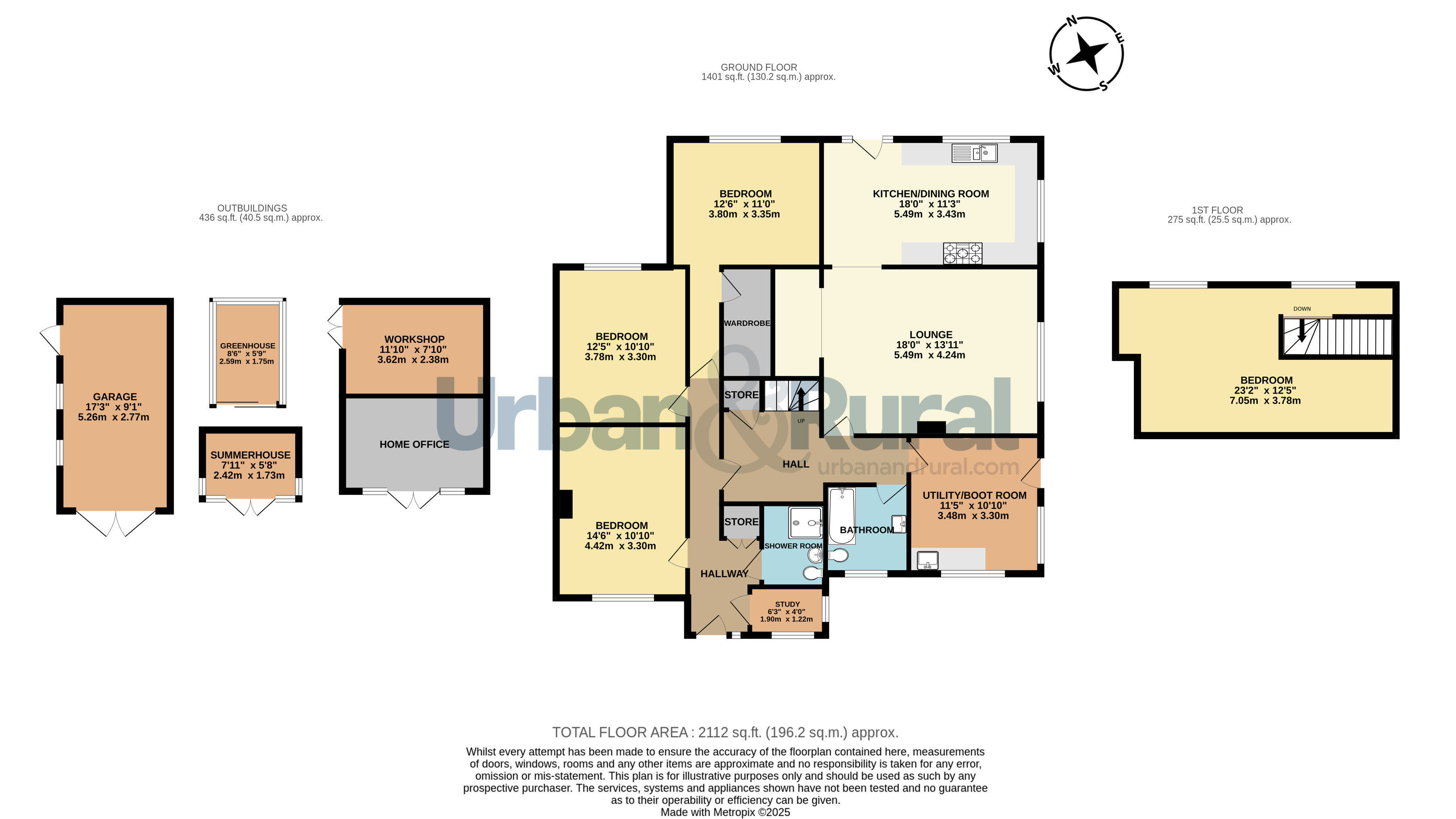 12, Tudor Close, Bedford floorplan