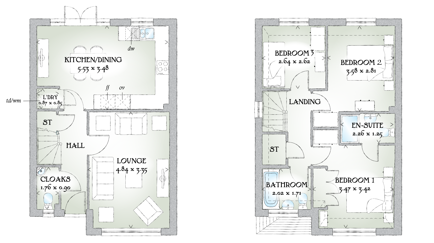 61, Ffordd Glynne, Chester floorplan