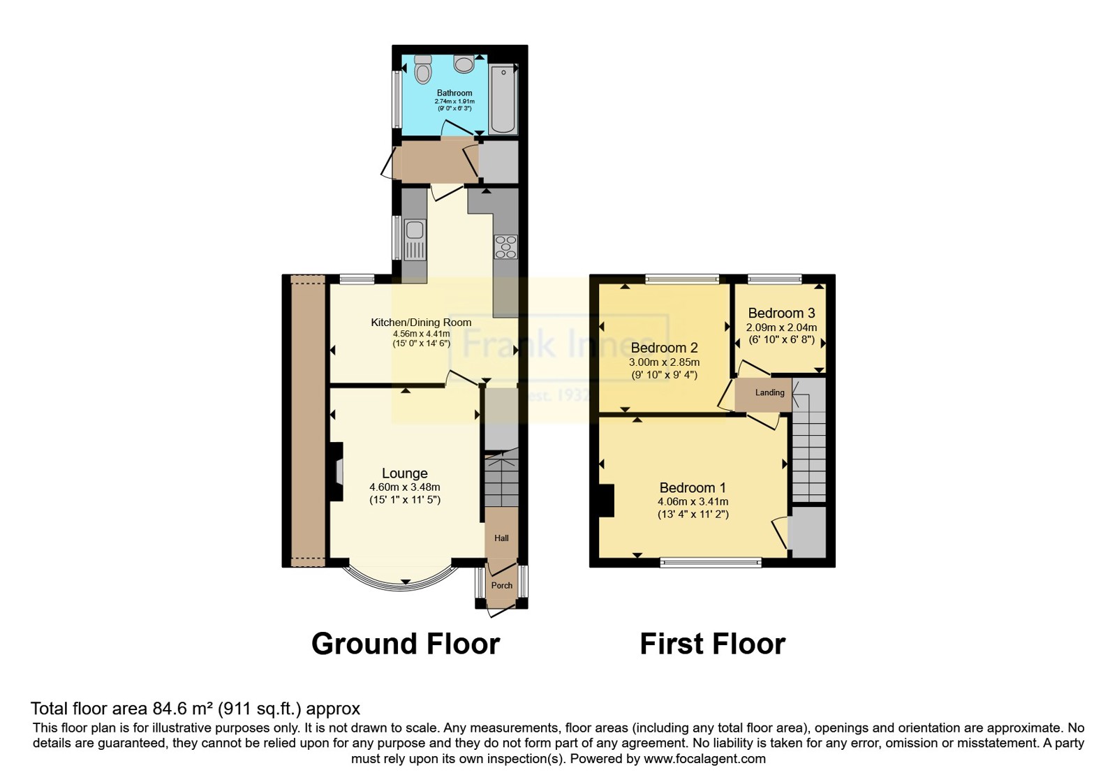 15, Tunstall Crescent, Leicestershire floorplan