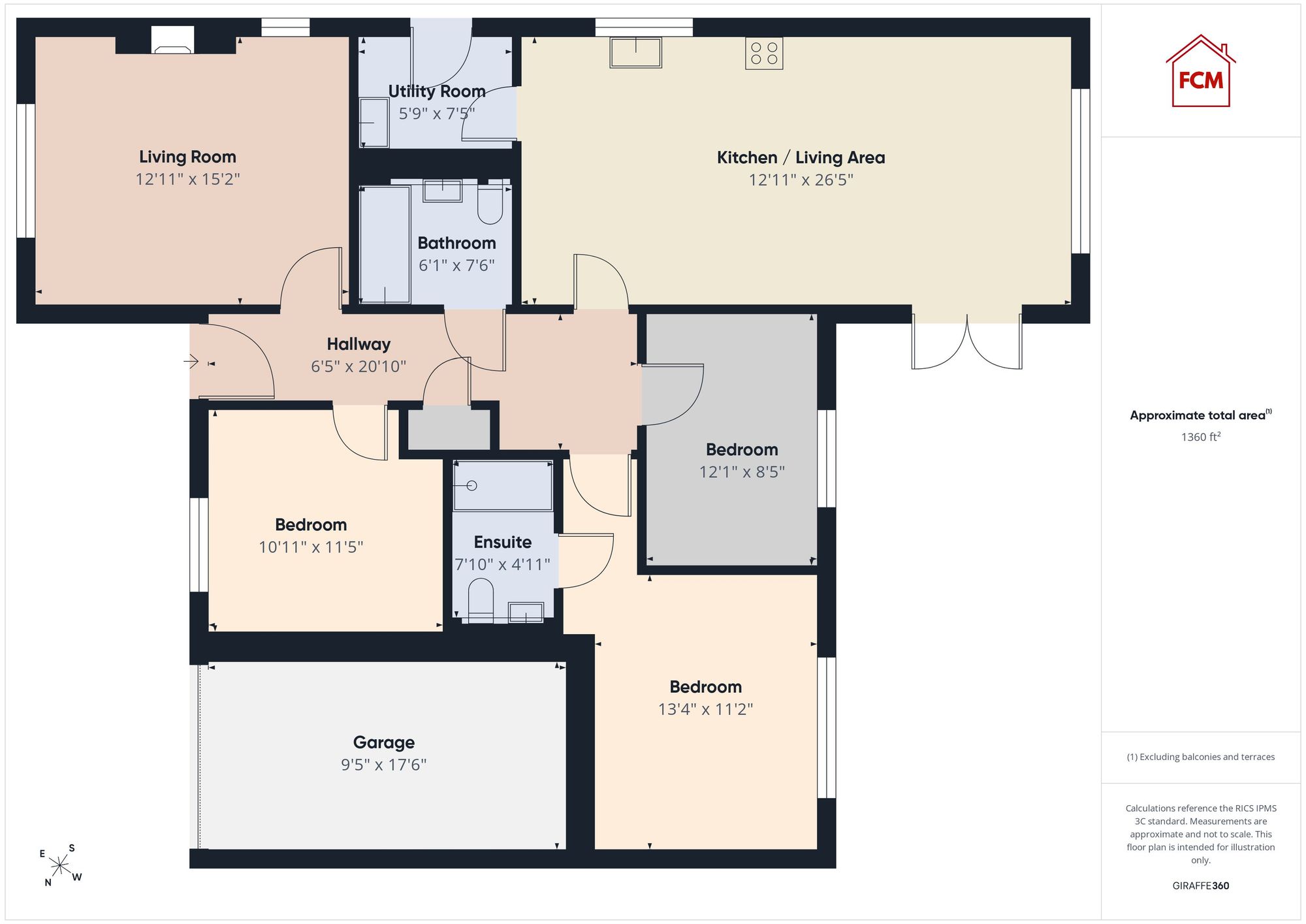23 The Mount, Whitehaven floorplan