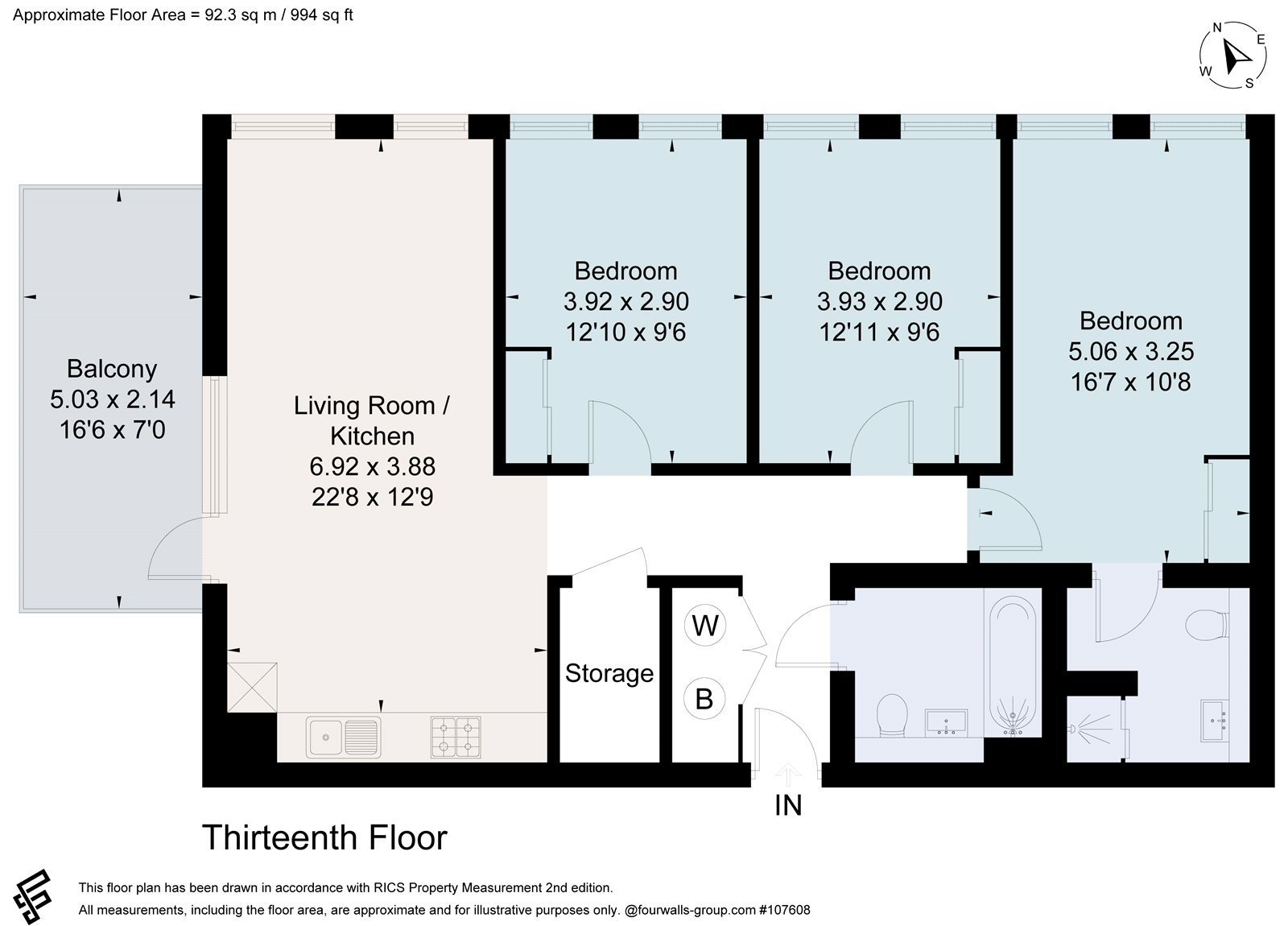 1303,, Embankment Exchange, Salford floorplan