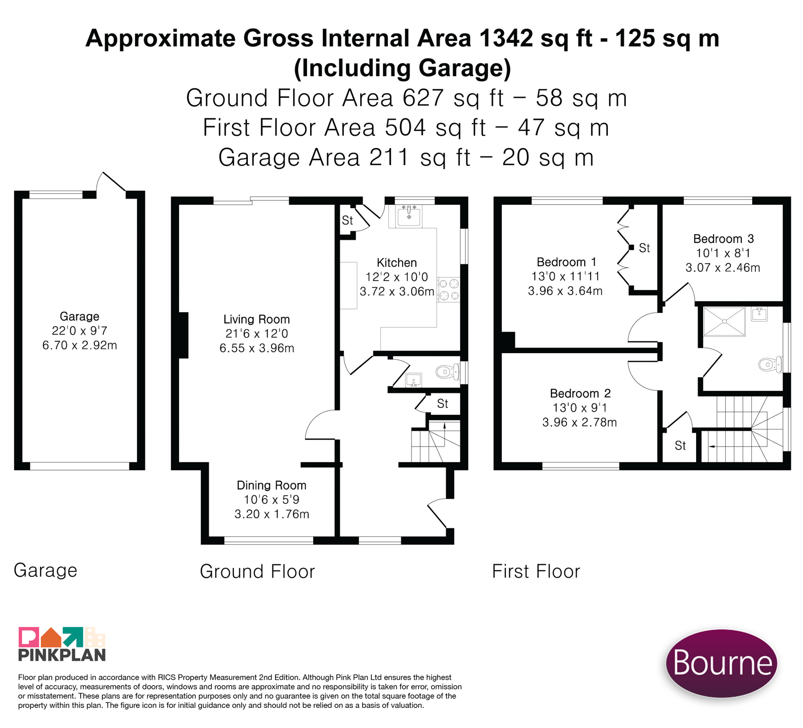 15B, Upper Hale Road, Farnham floorplan