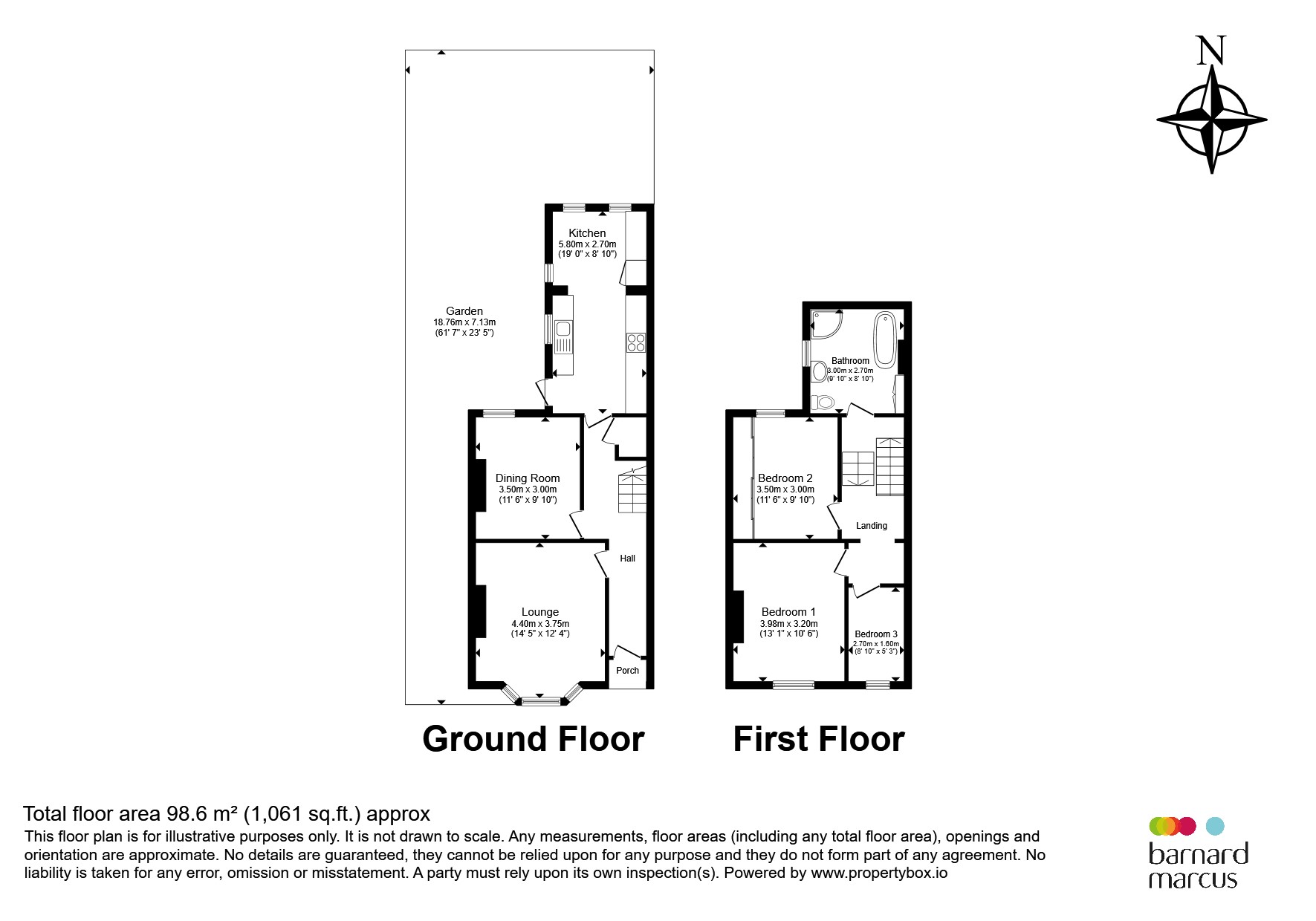 405, Oakleigh Road North, London floorplan