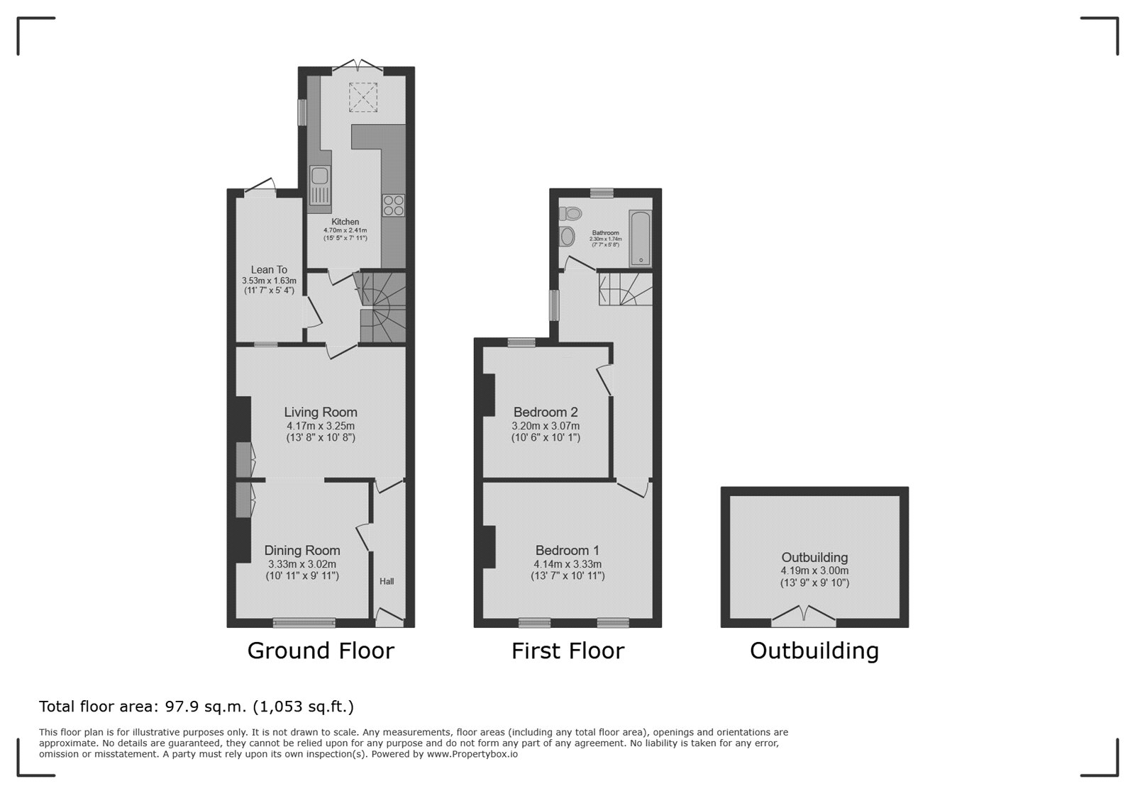 4,, Manchester Terrace, Oxfordshire floorplan