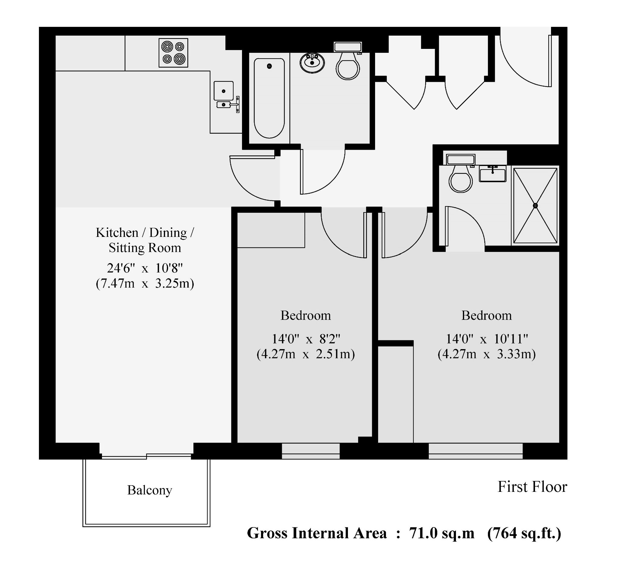9 Redlands Court, Dunton Green floorplan