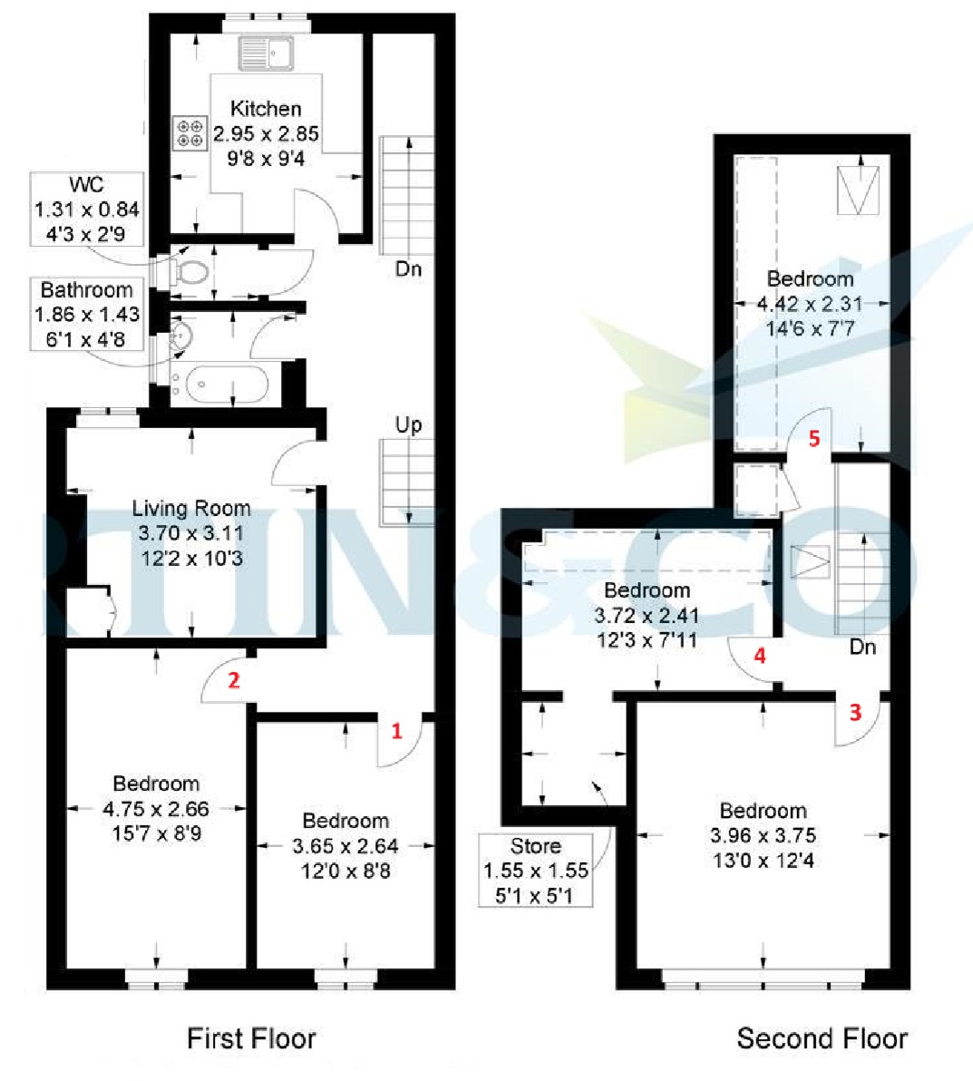 Room 1, 151a, Alder Road, Poole floorplan