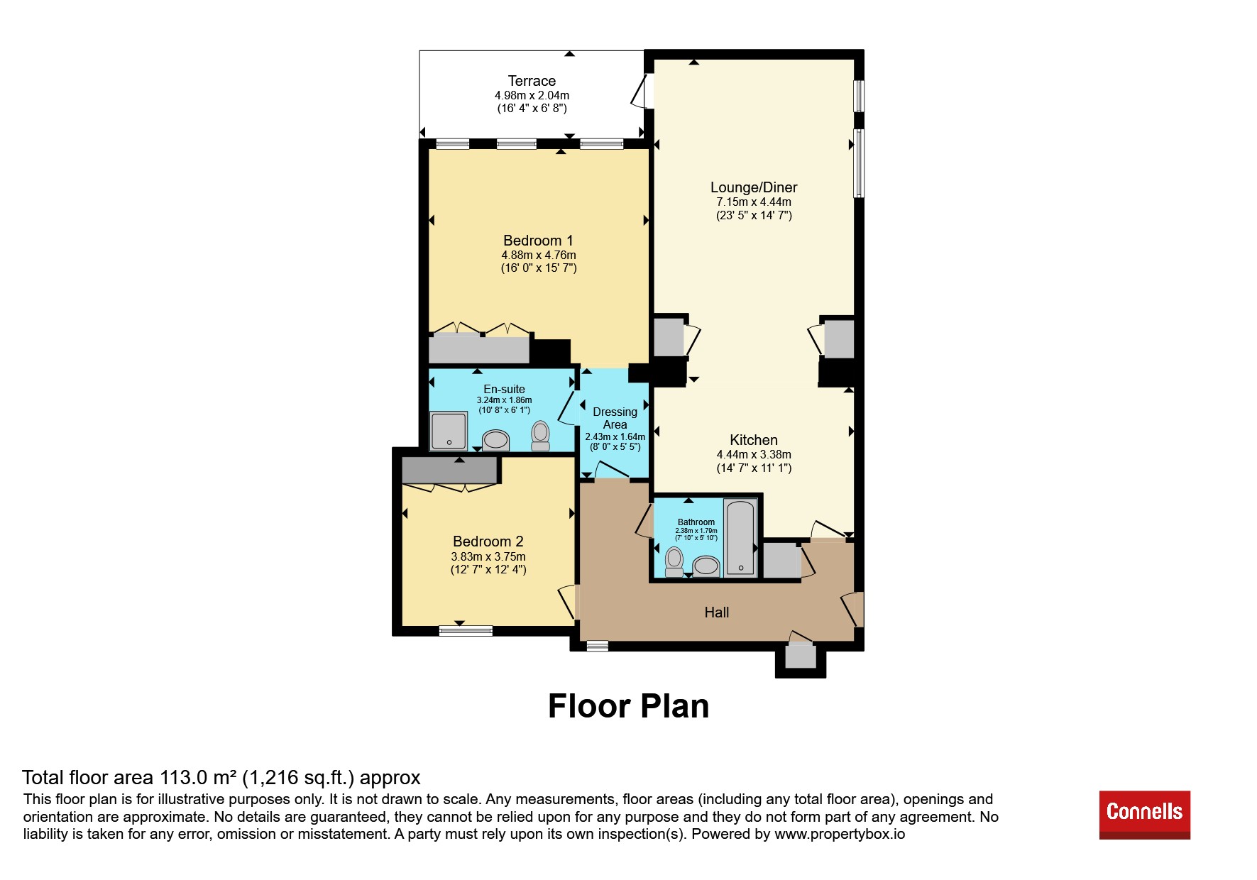 Flat 10, Windsor House, King Edward Place, Bushey floorplan