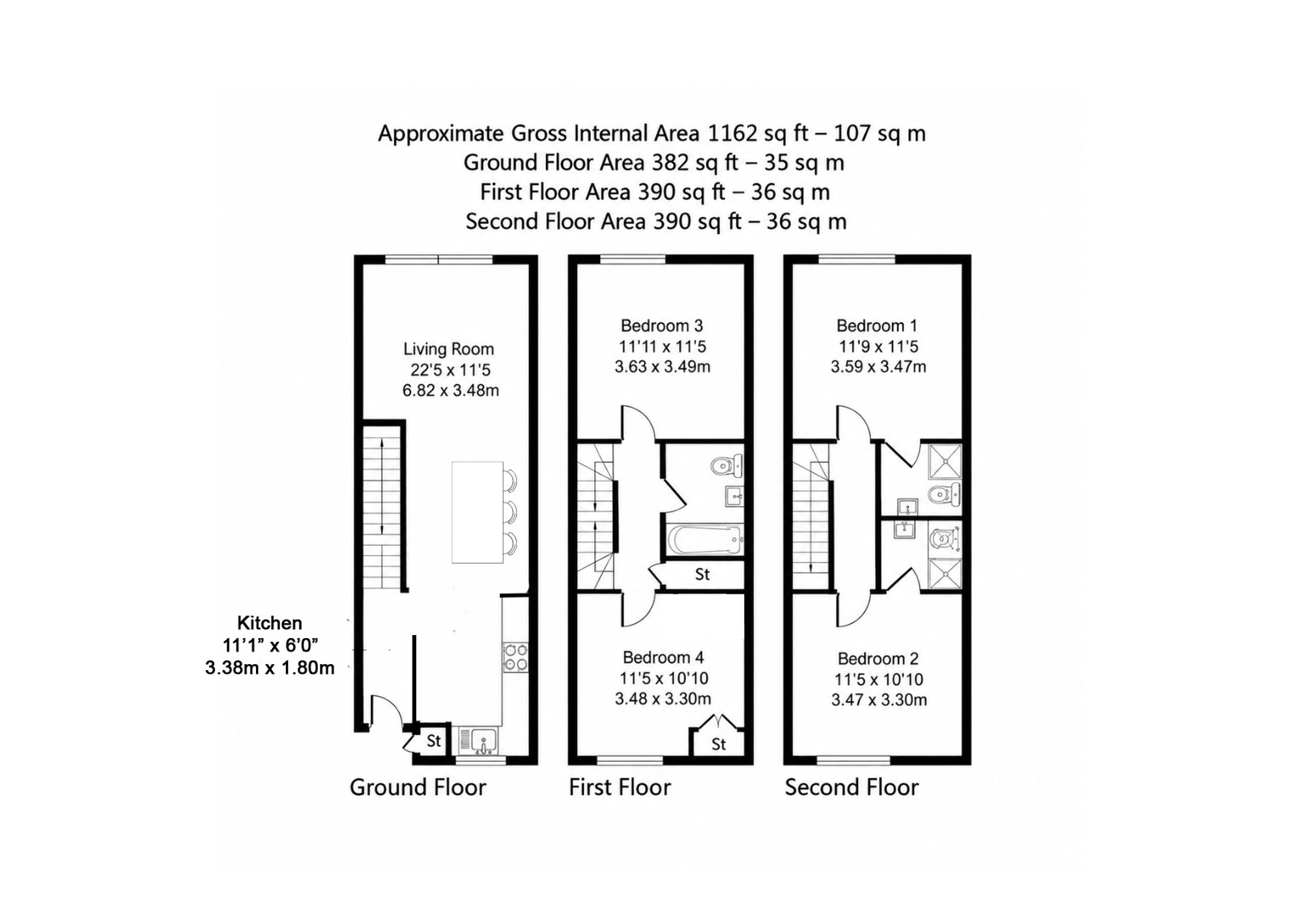 26 Talbot Street, Hertford floorplan