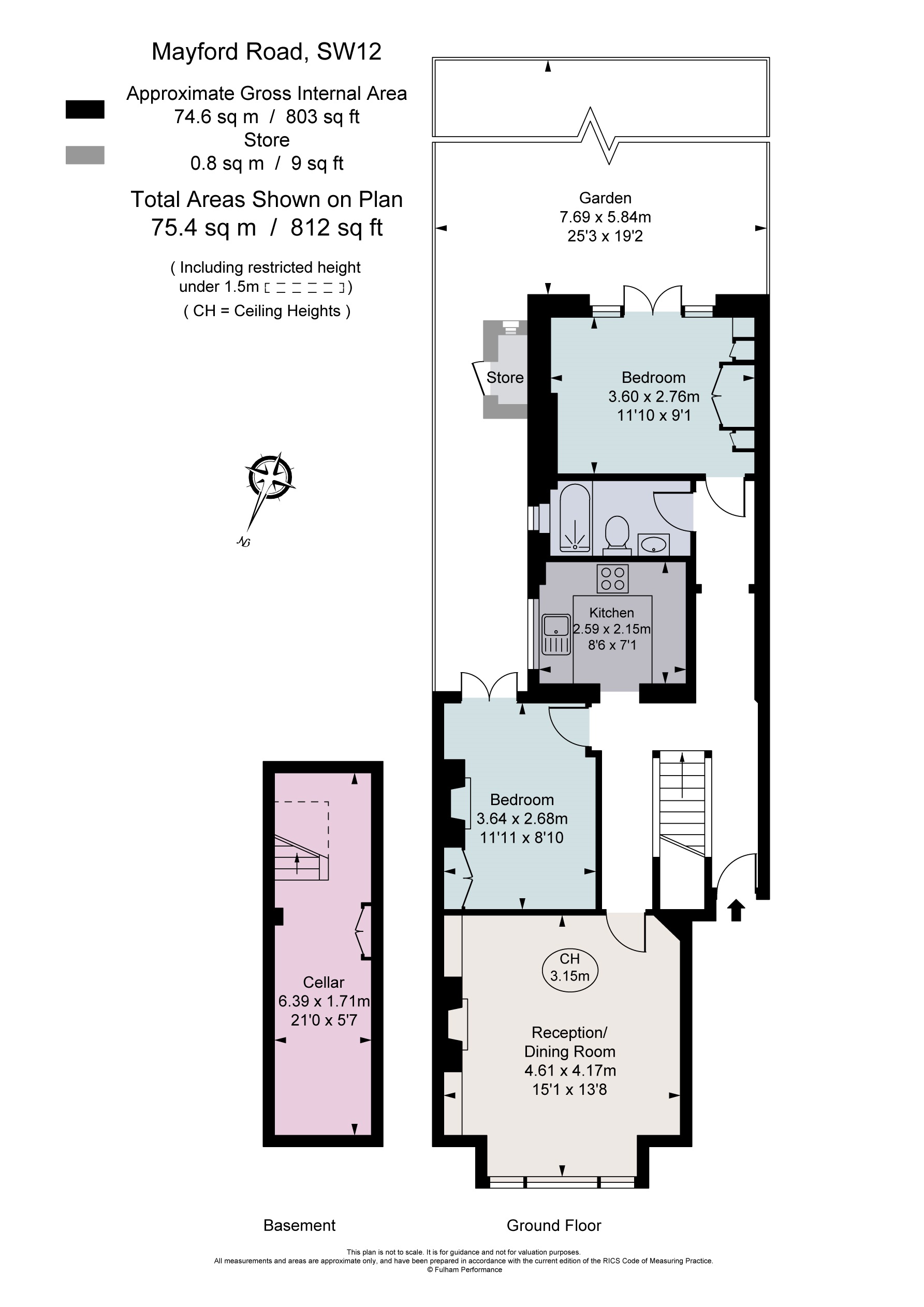 Mayford Road, London SW12, 2 bedroom flat for sale 60704678