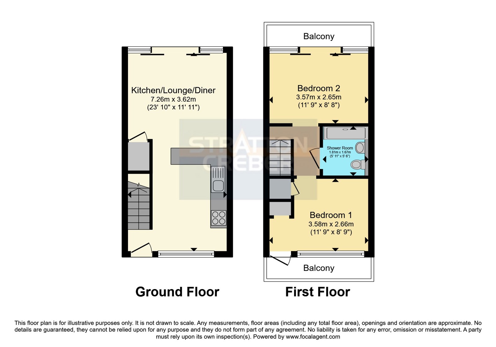 21, Manor Villas, Newquay floorplan