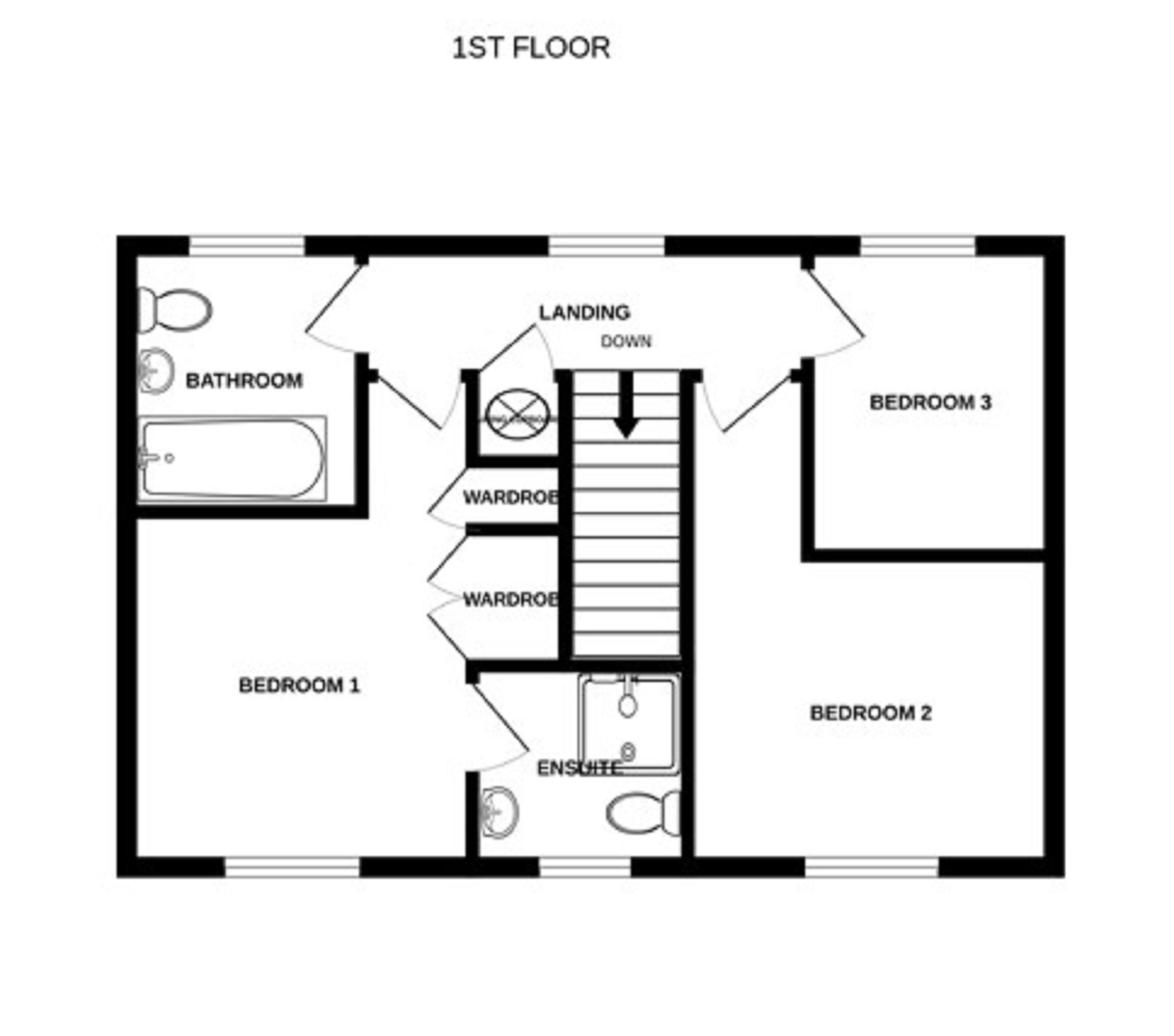 2a, Crawley Road, Bedford floorplan