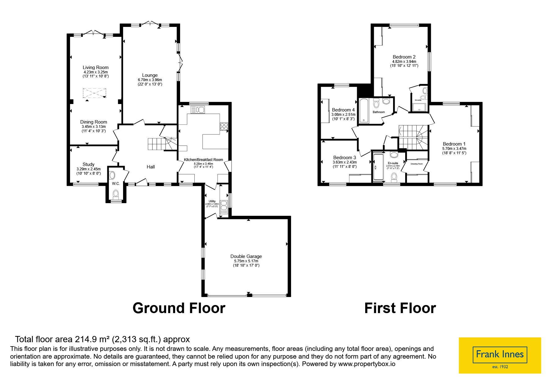 1, Fox Covert Close, Thurcaston floorplan