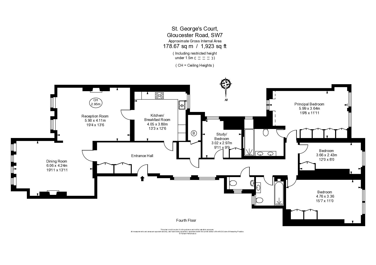 St George's Court, Gloucester Road, London floorplan