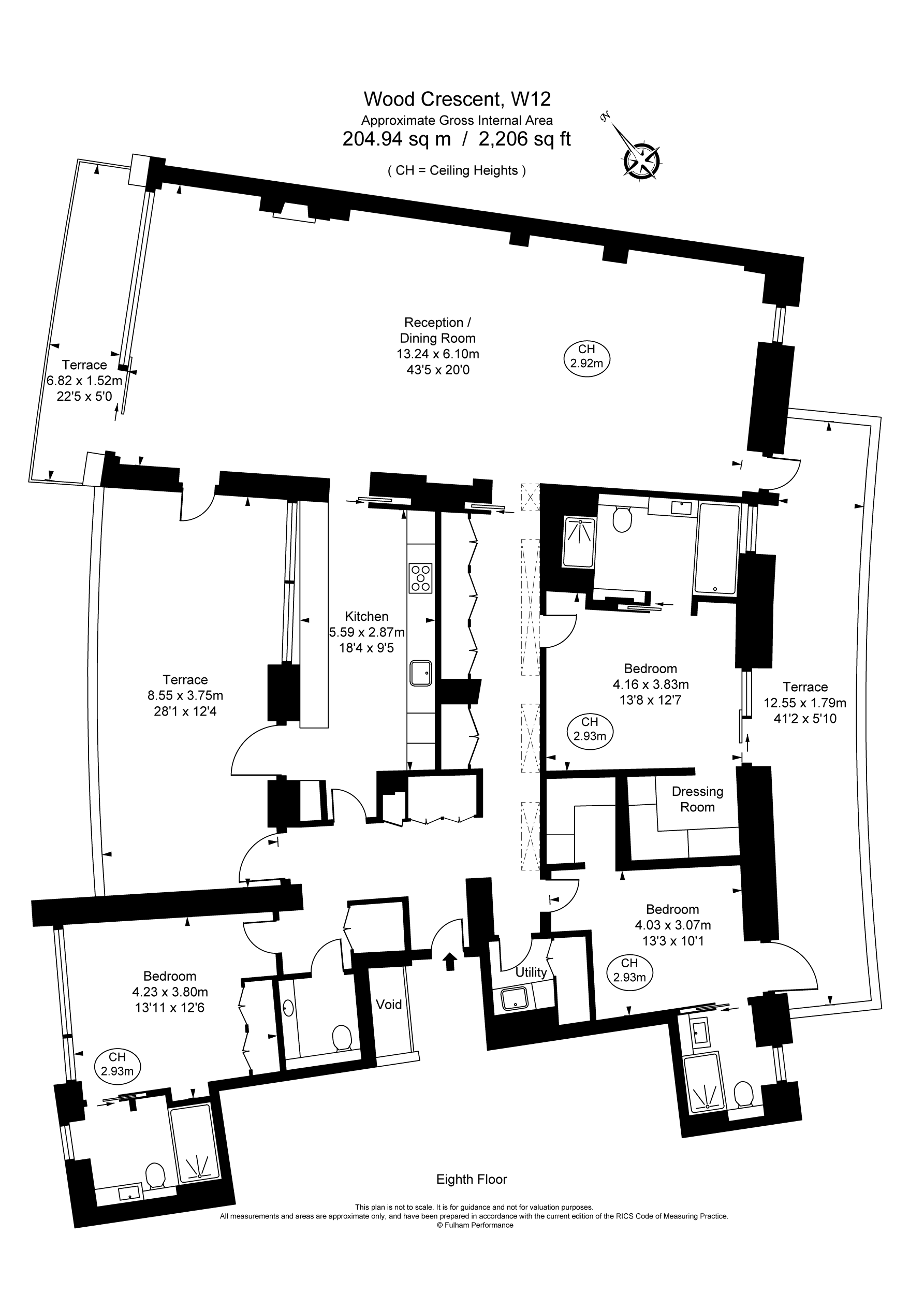 3 Wood Crescent ,Television Centre, London floorplan