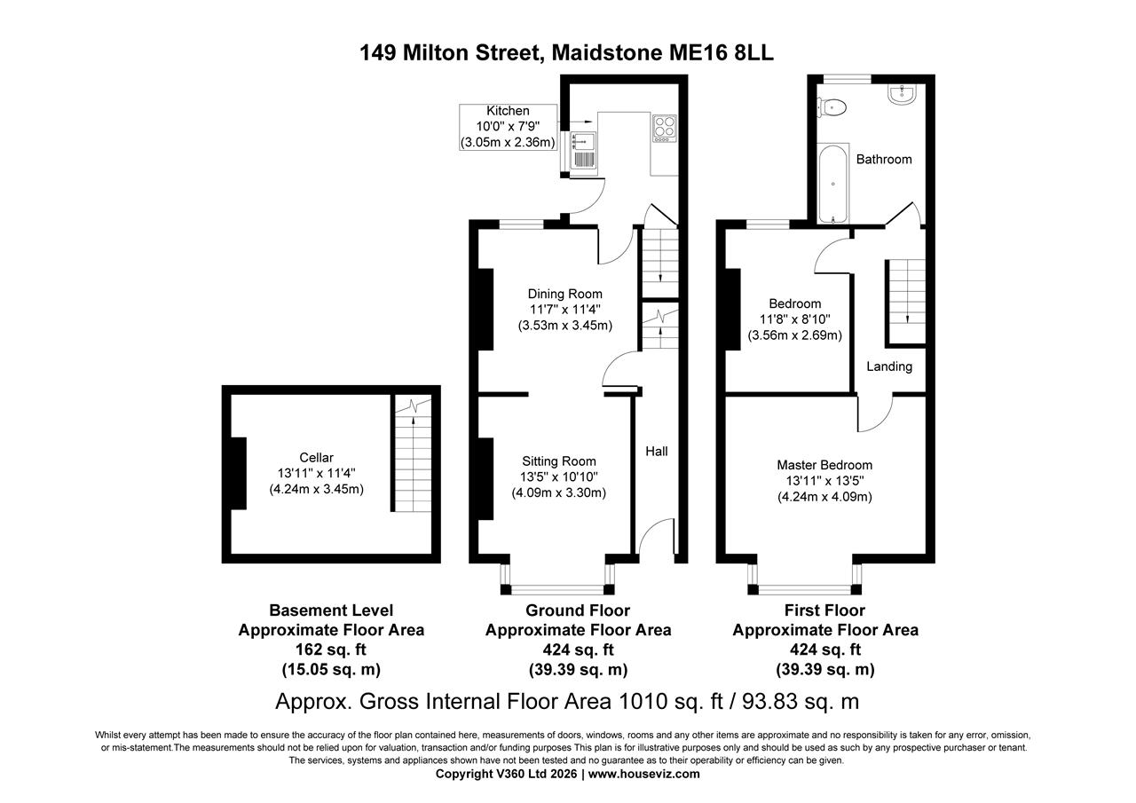 149, Milton Street, Maidstone floorplan