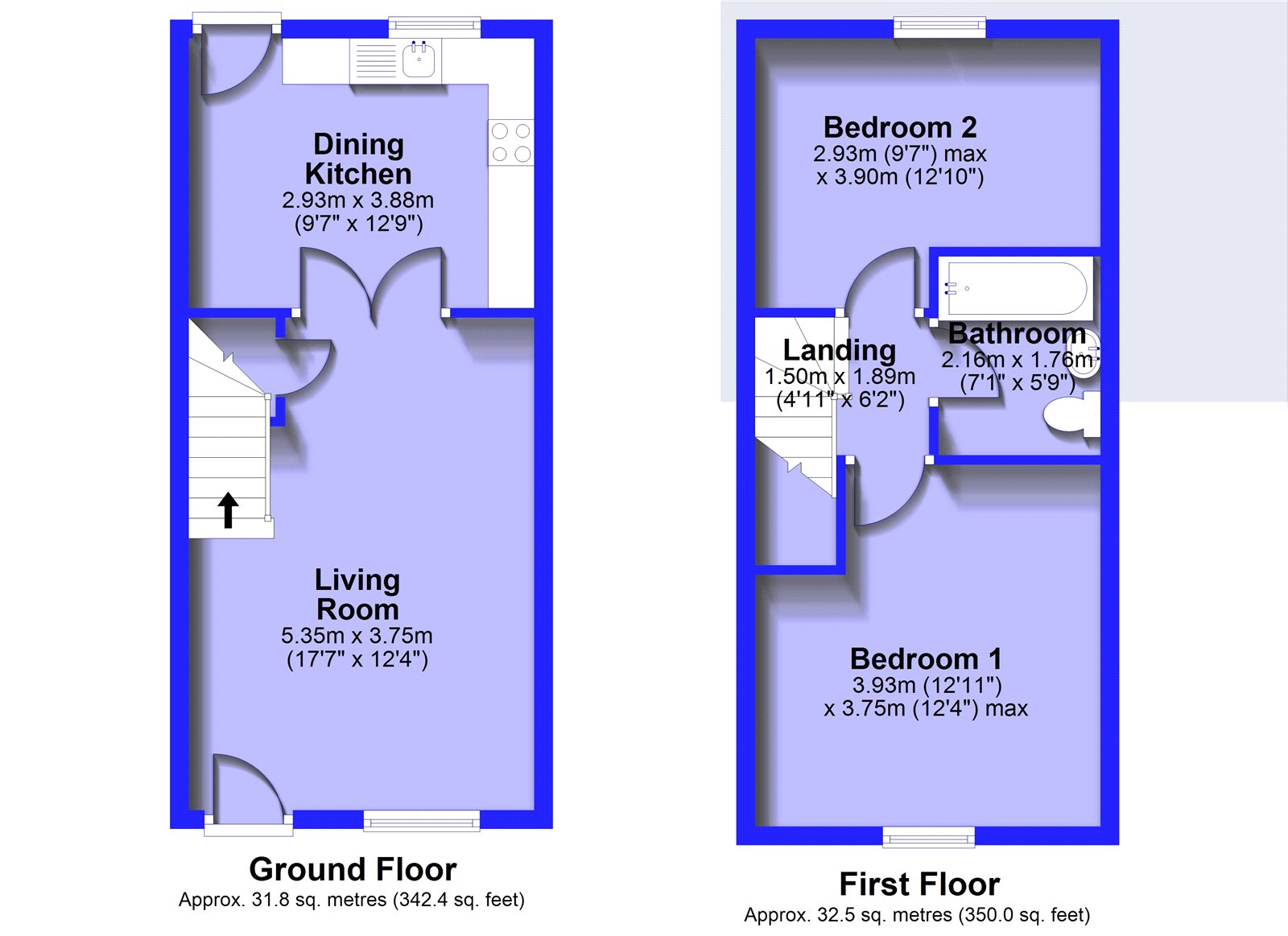5 School House Cottages,, Pendle Street East, Clitheroe floorplan