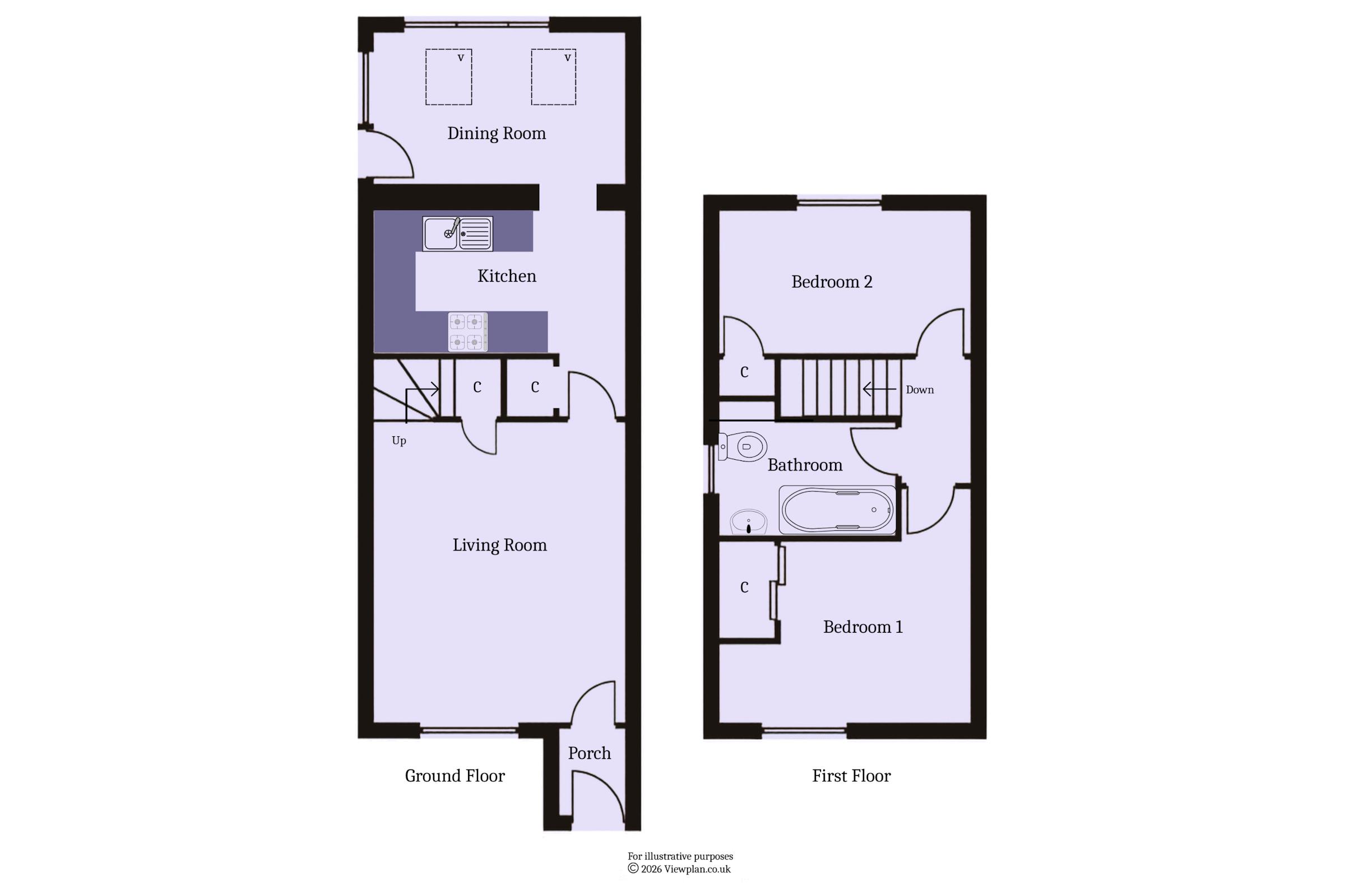 41, Althorp Drive, Penarth floorplan