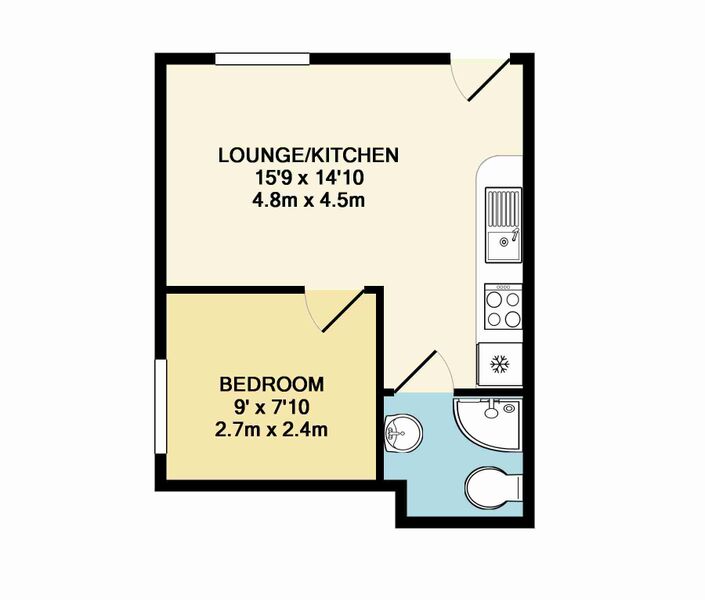 1 Bedrooms Flat to rent in Brownlow Road, Reading RG1