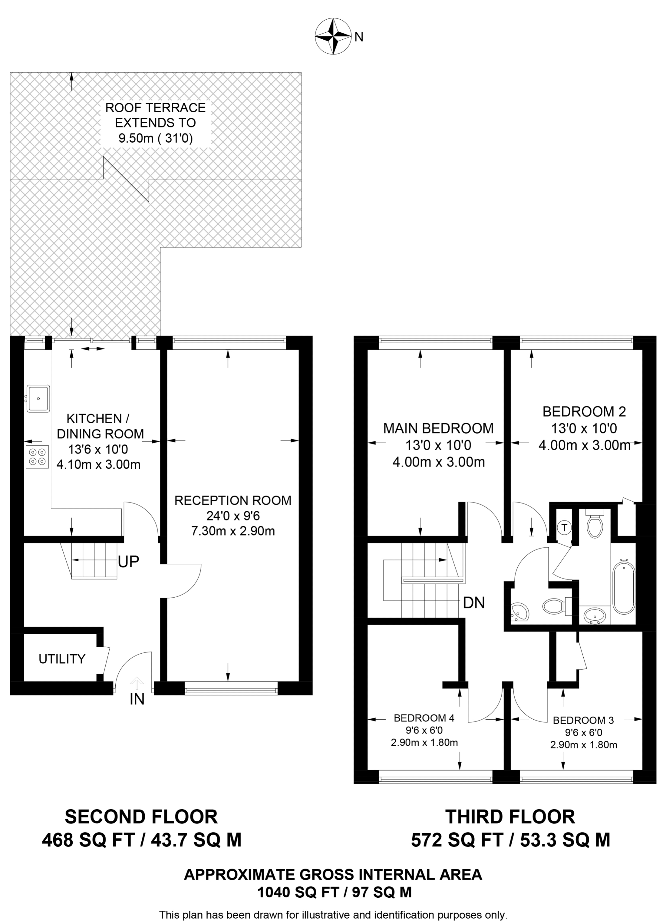 Kedleston Walk, Bethnal Green floorplan