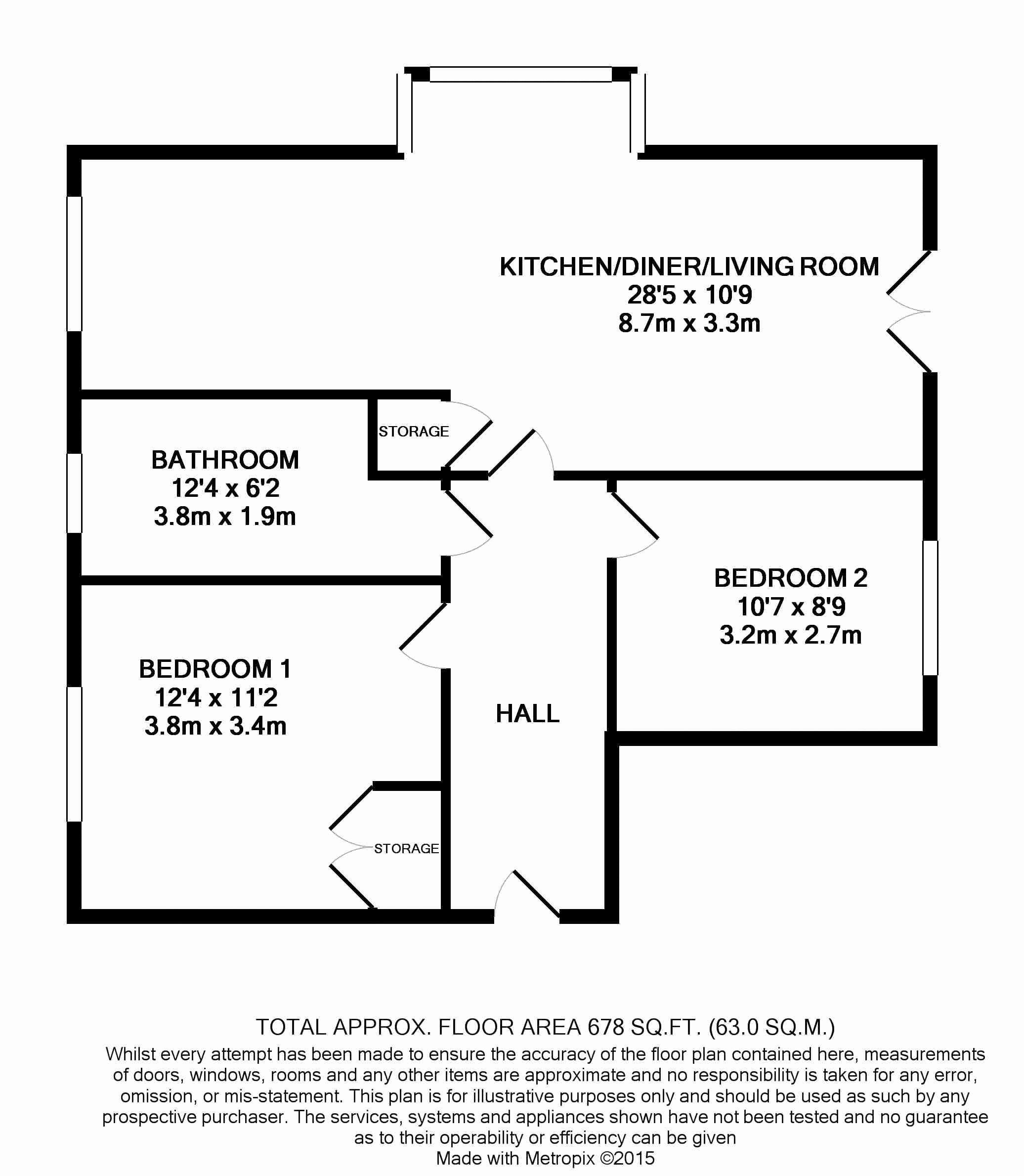 2 Bedrooms Flat to rent in The Pavilion, Lincoln LN1
