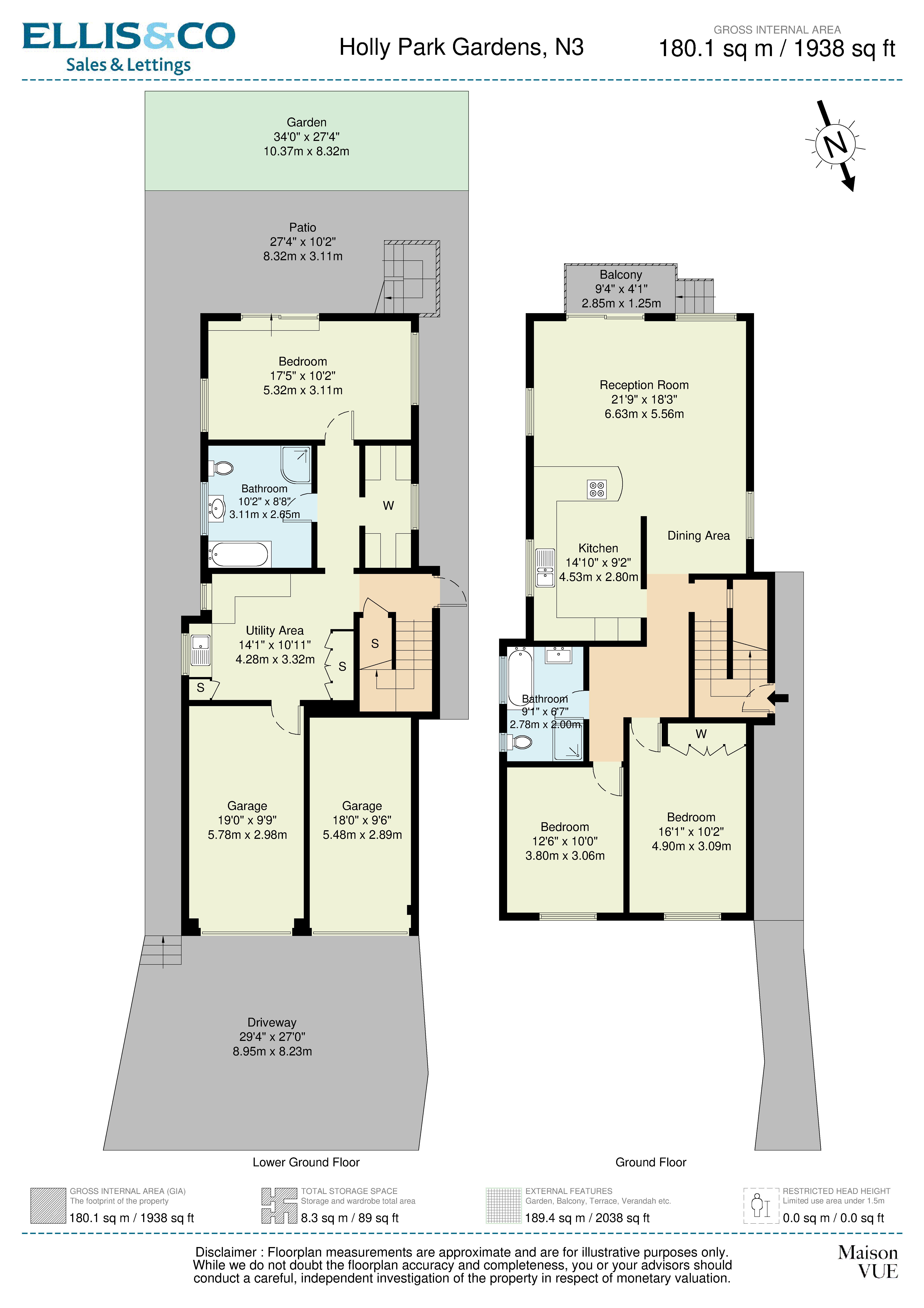 23, Holly Park Gardens, Finchley floorplan