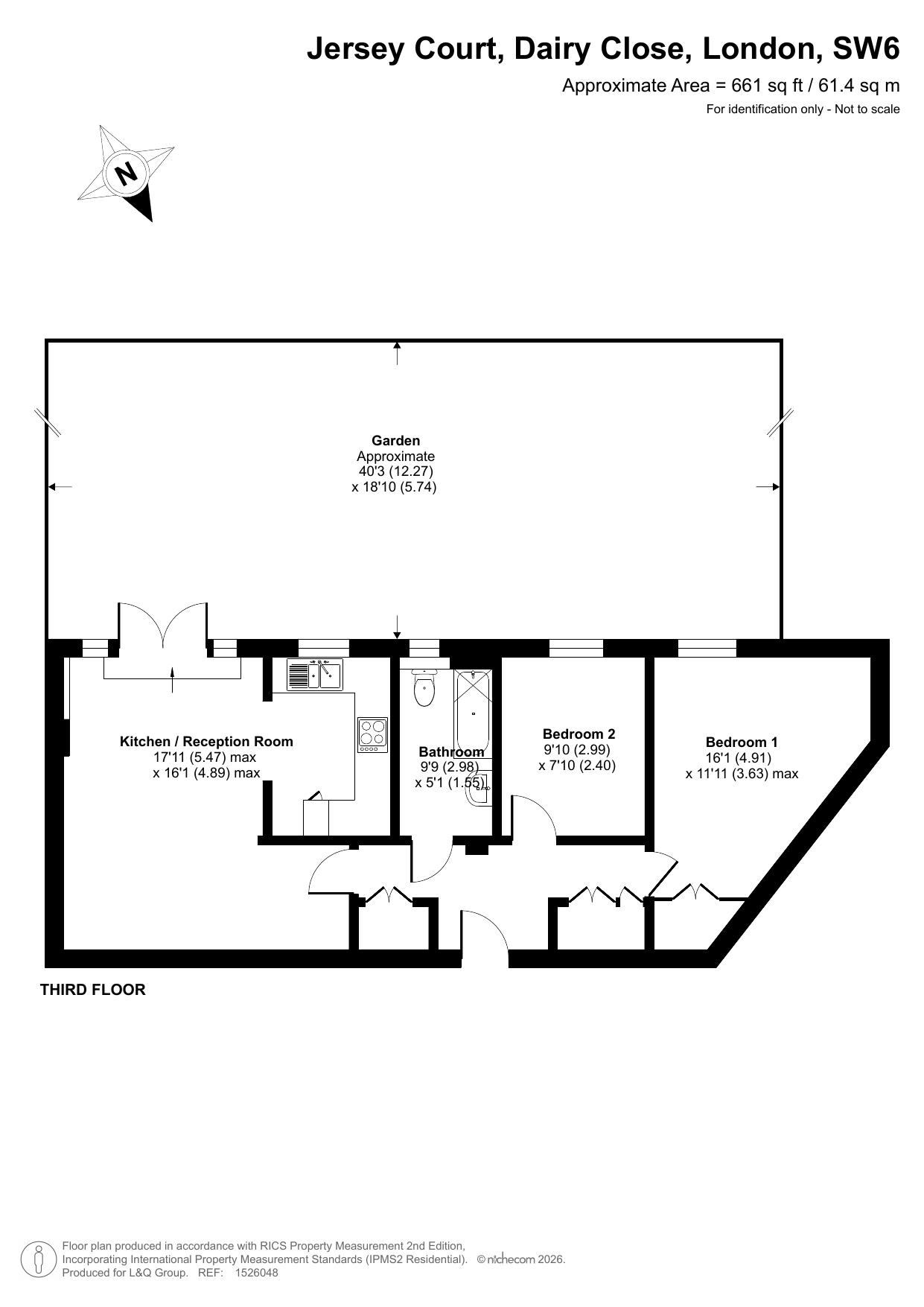 Jersey Court, Dairy Close, London floorplan