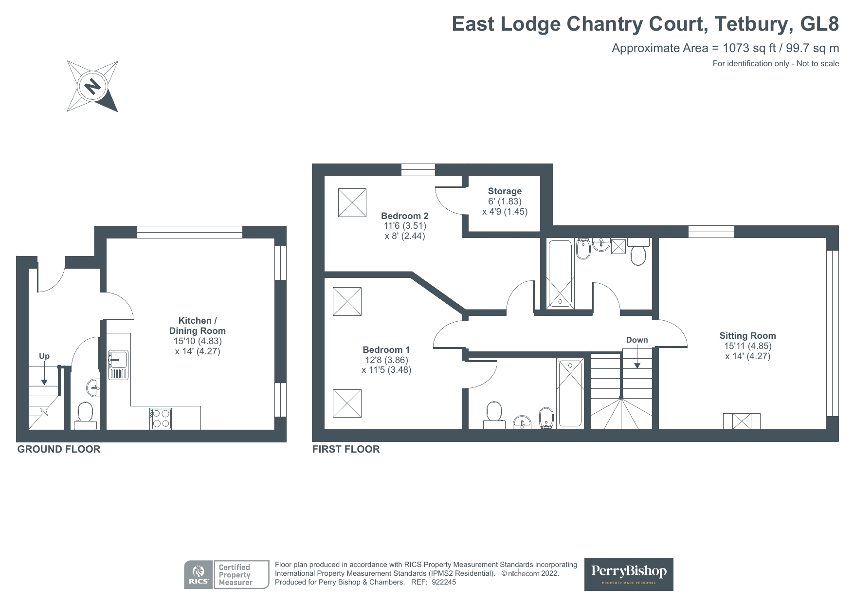 3 East Lodge,, Chantry Court, Tetbury floorplan
