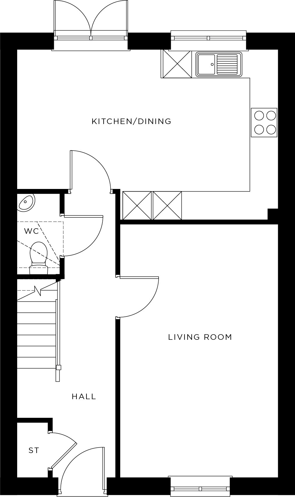 Meadow Lane, Shirebrook floorplan