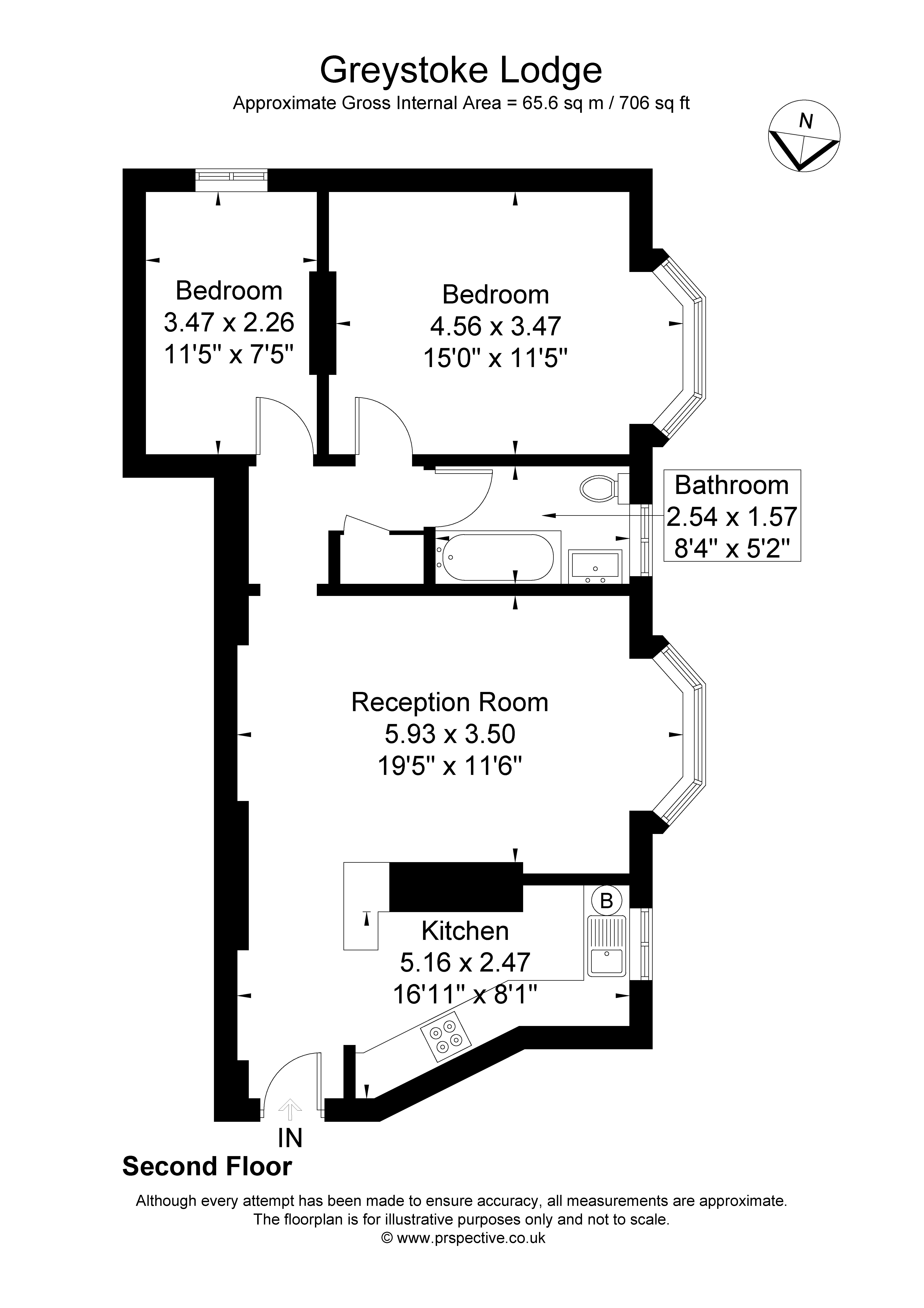 19, Greystoke Lodge, Ealing floorplan