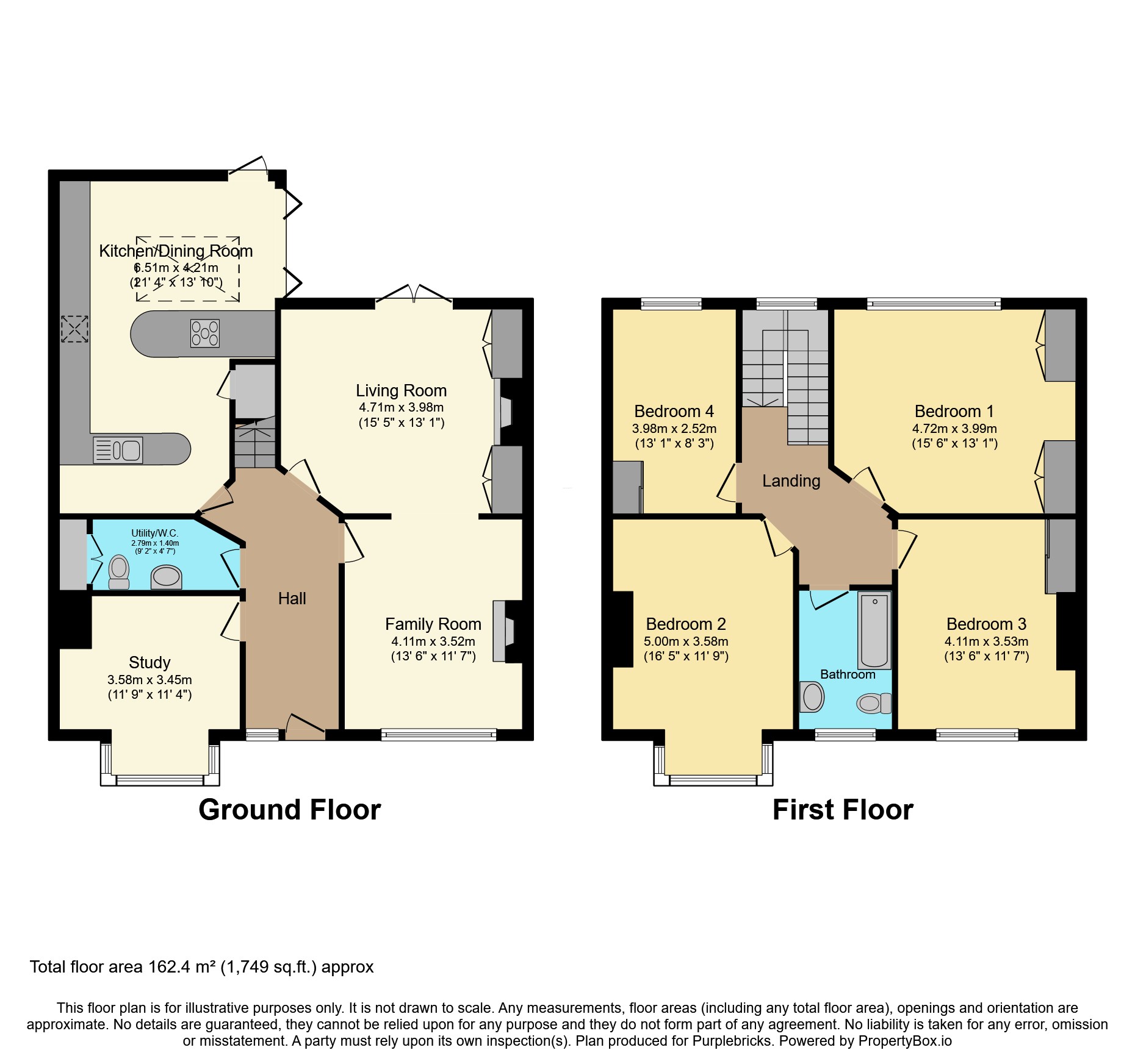 34, Greenway Lane, Budleigh Salterton floorplan