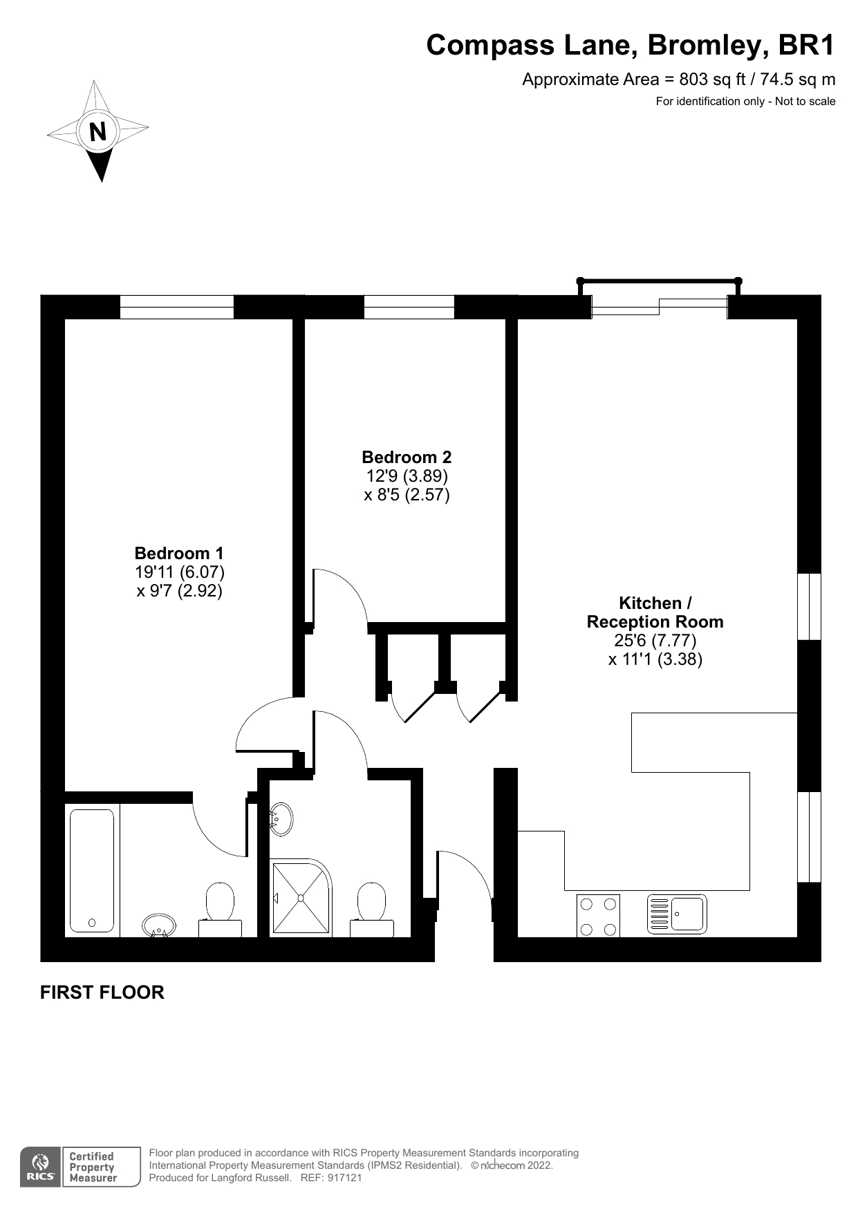 Flat 17, Bromley House, Compass Lane, Bromley floorplan