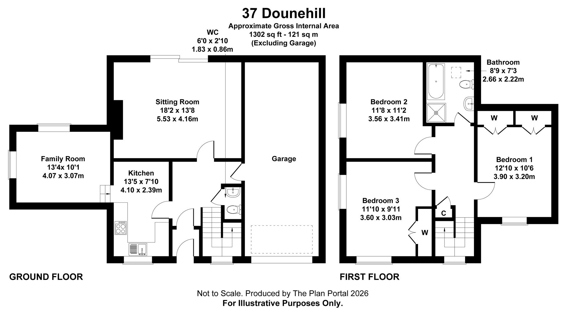 37, Dounehill, Jedburgh floorplan