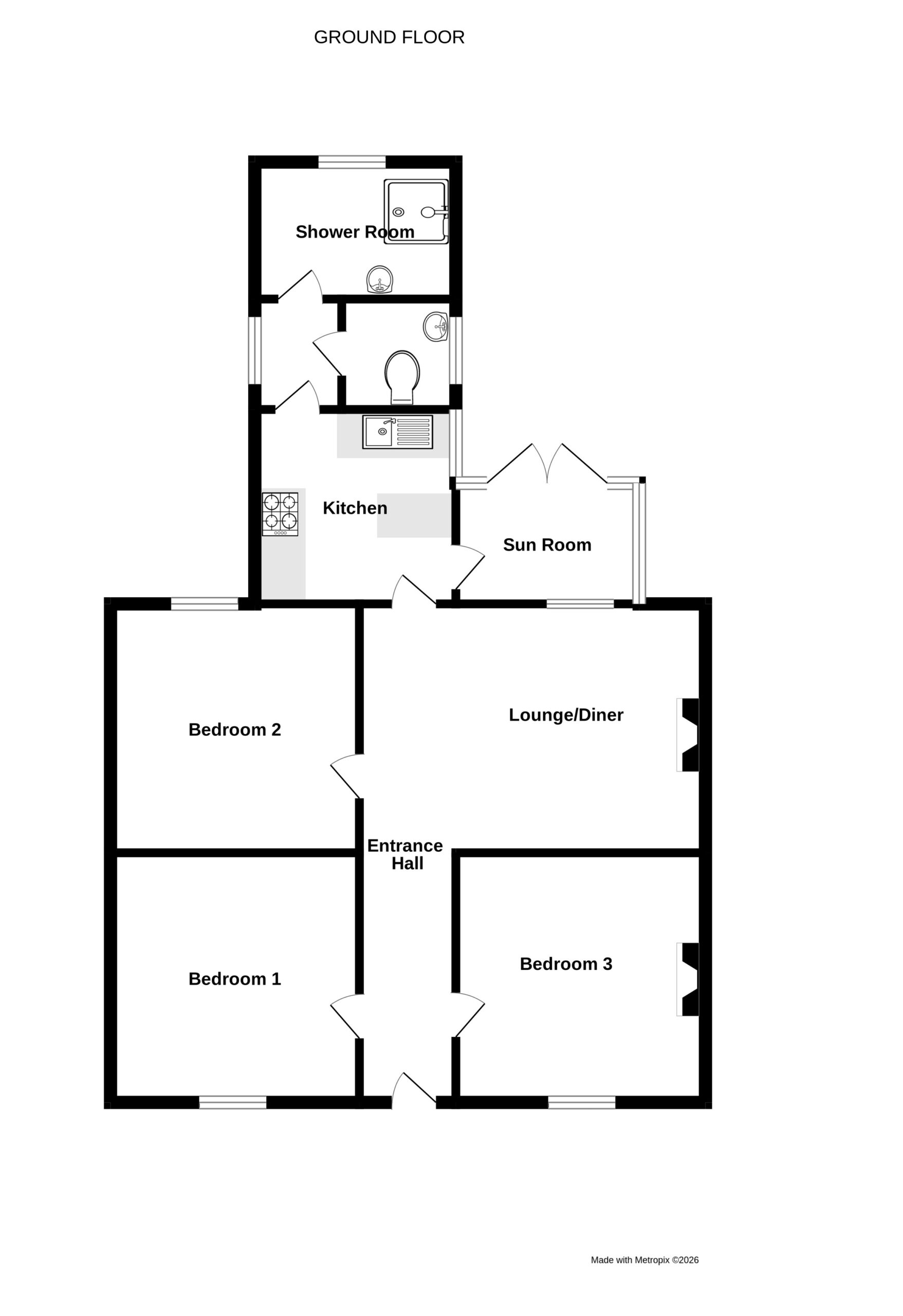 Liberty, 5 Croutes Havilland Bungalows, St Peter Port floorplan