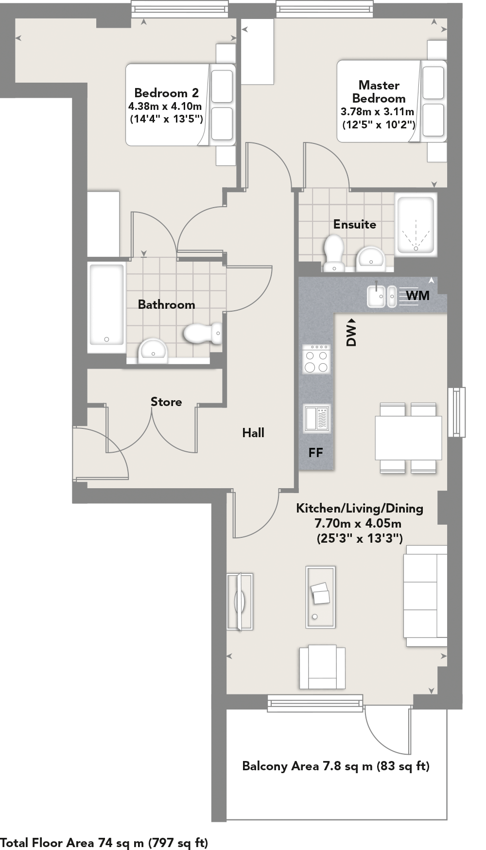 2 Bedrooms Flat for sale in Cricklewood Lane, London NW2