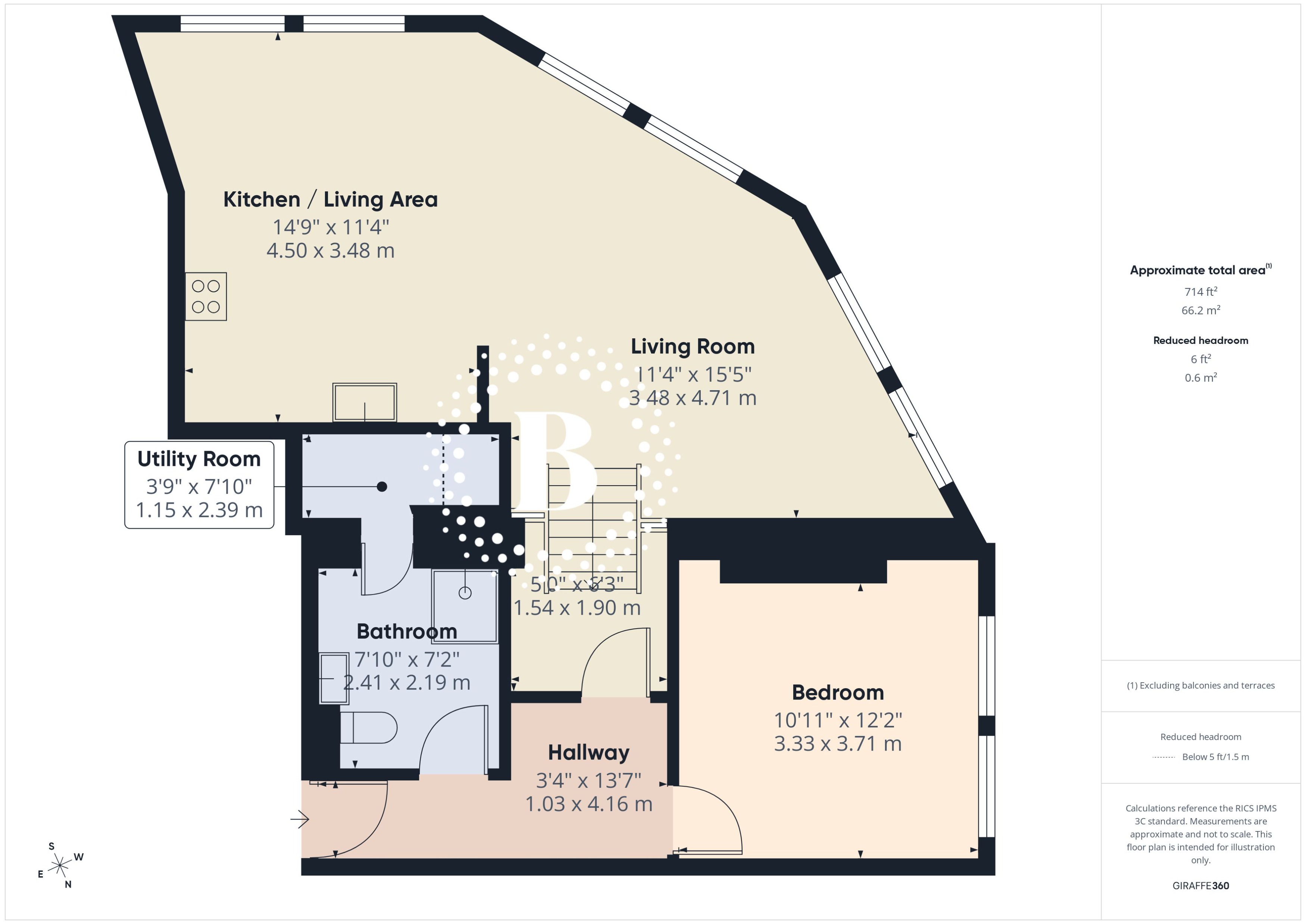 7, Berona House, 35 Charles Street, Sheffield floorplan