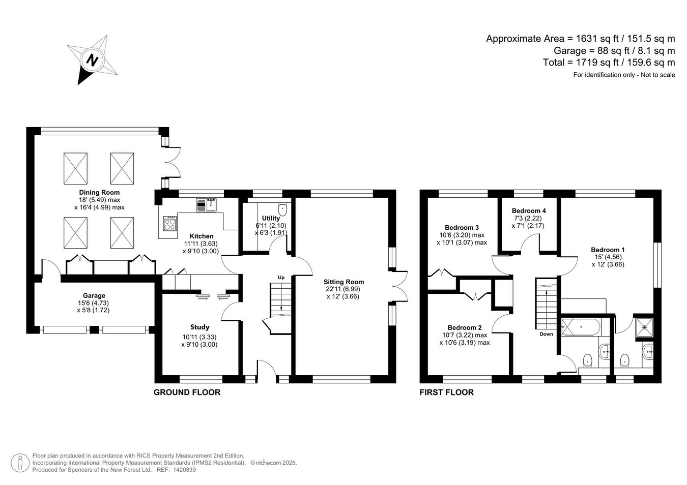 Page End, Pages Lane, Brockenhurst floorplan