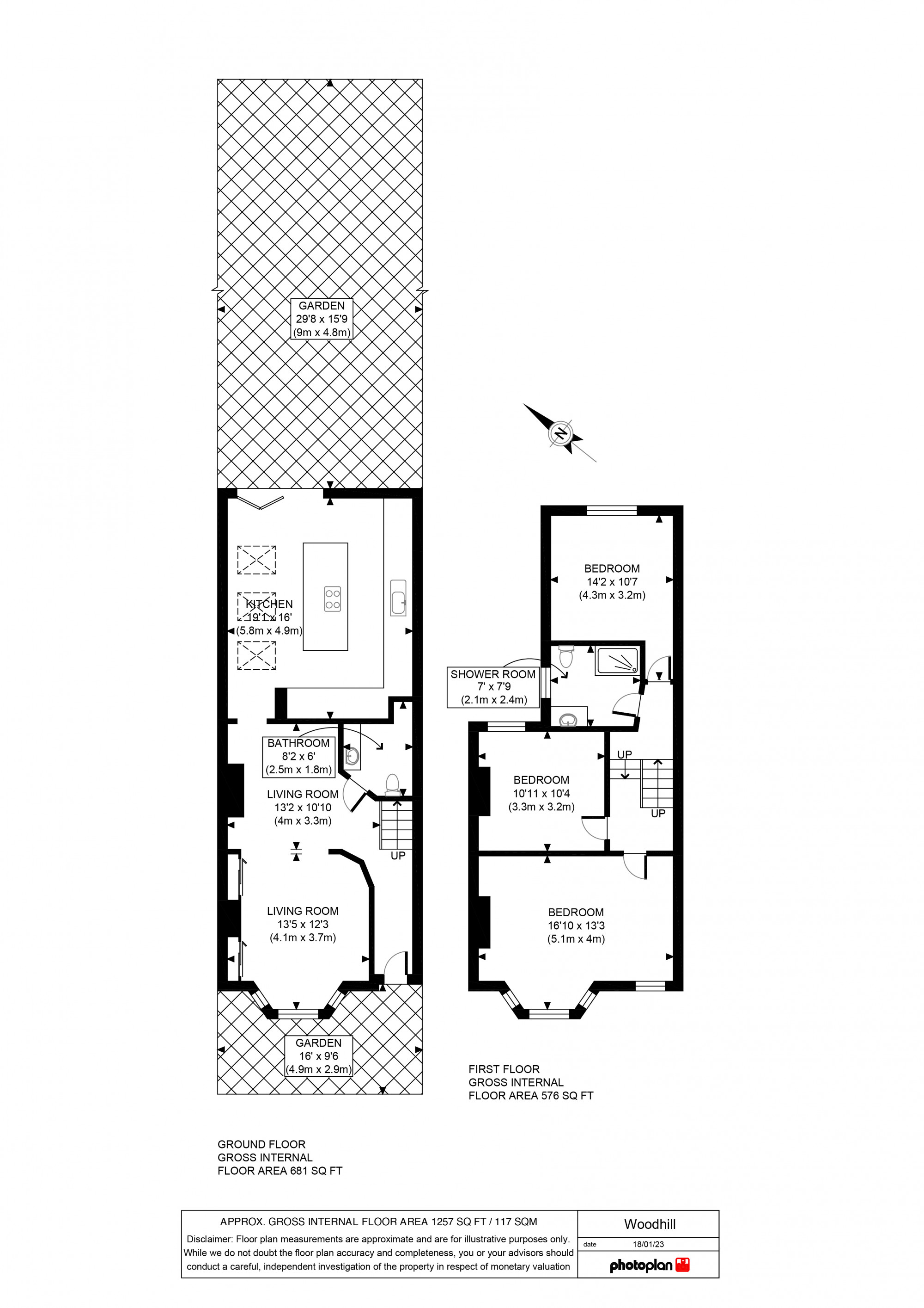 Woodhill, Woolwich SE18, 3 bedroom terraced house for sale 64551934