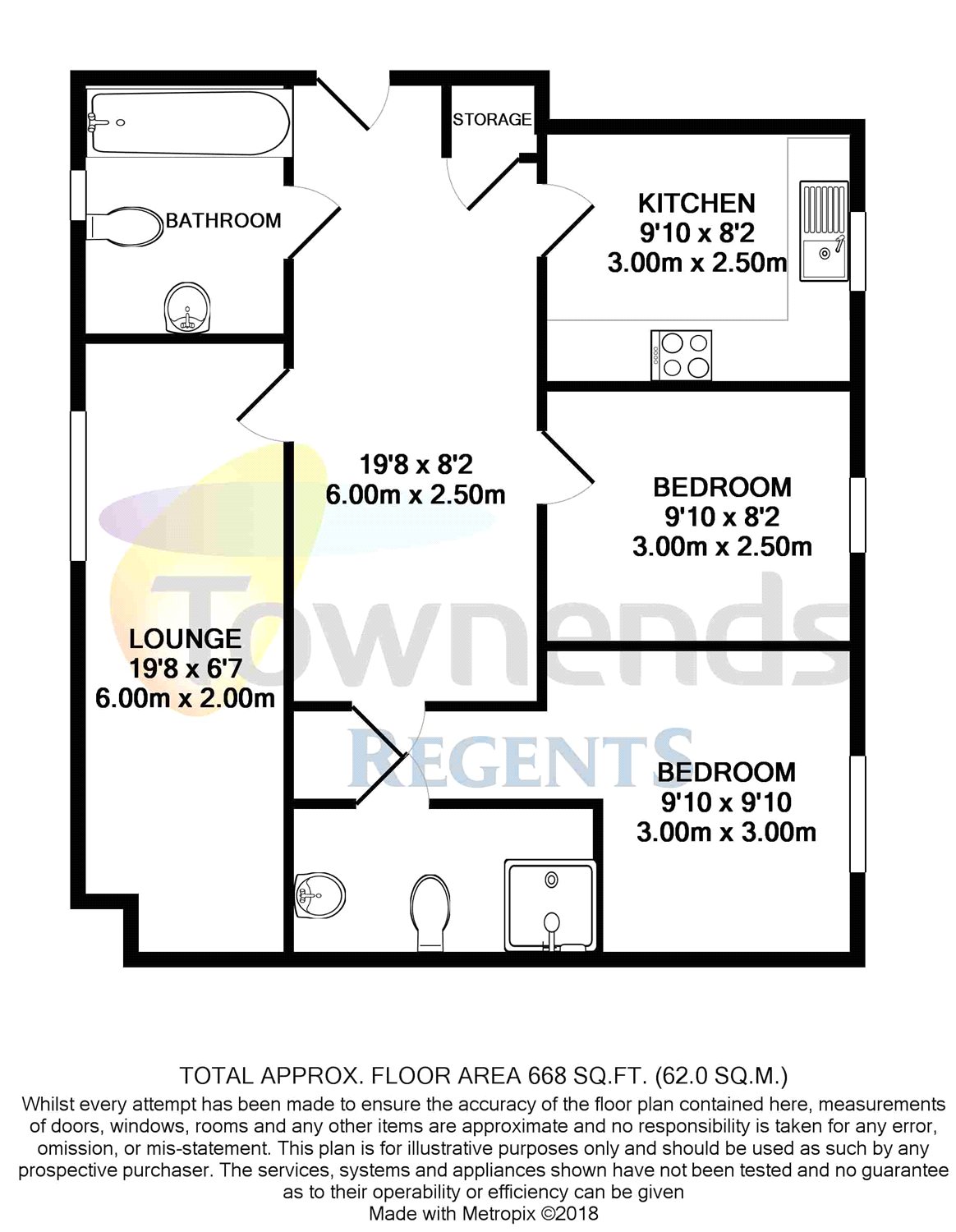 2 Bedrooms Flat to rent in Fircroft Road, Englefield Green, Surrey TW20