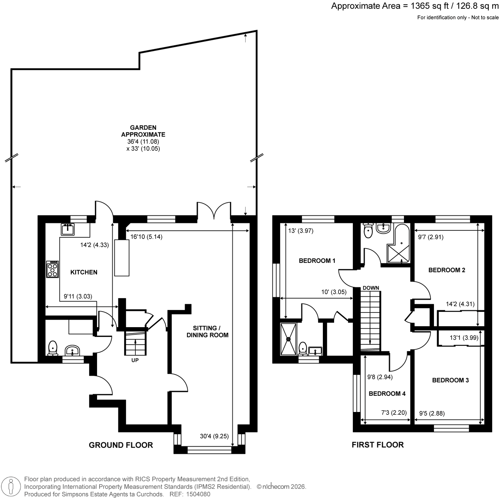 1, Wynton Grove, Surrey floorplan